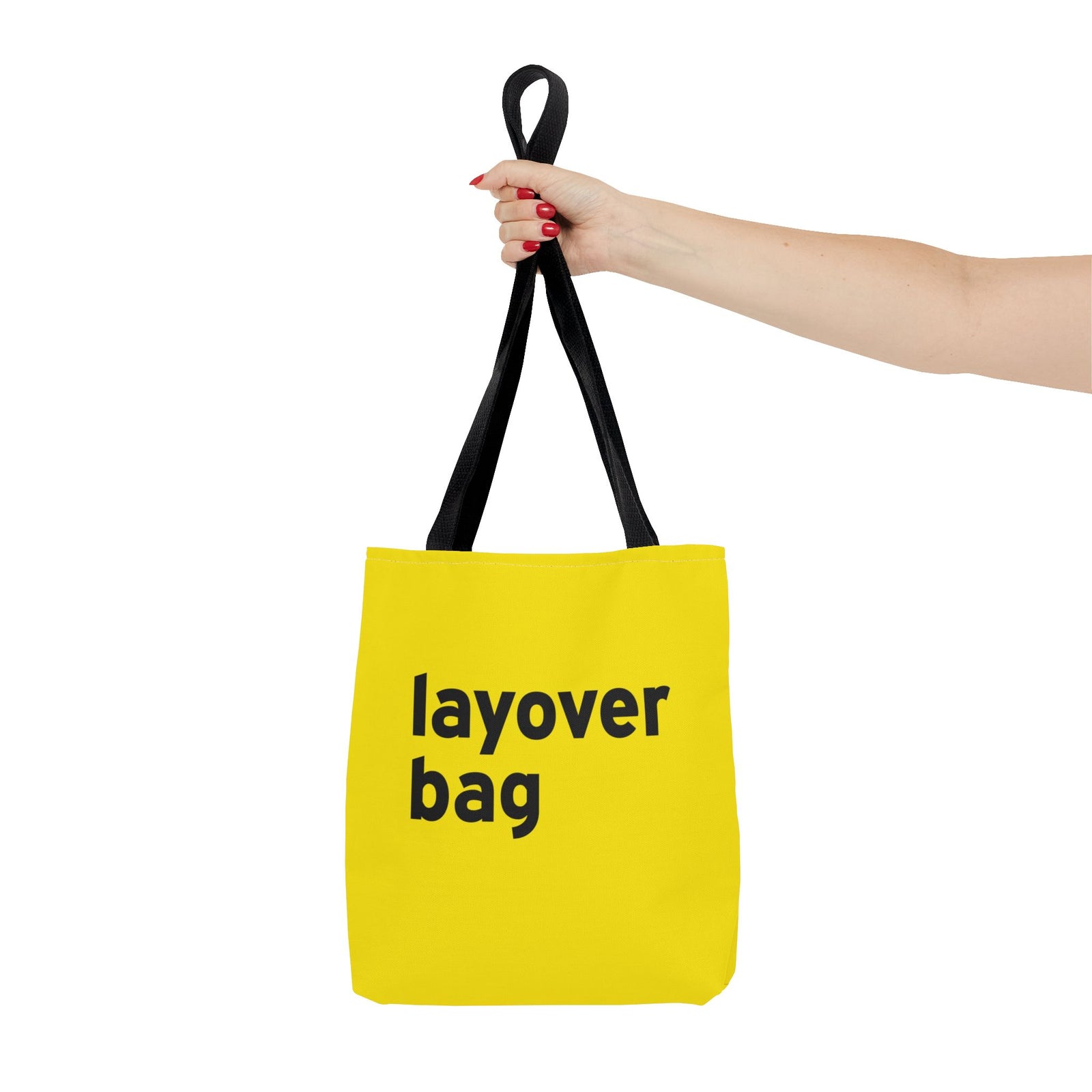 Layover Bag Tote Bag — Printed Green Travel Tote