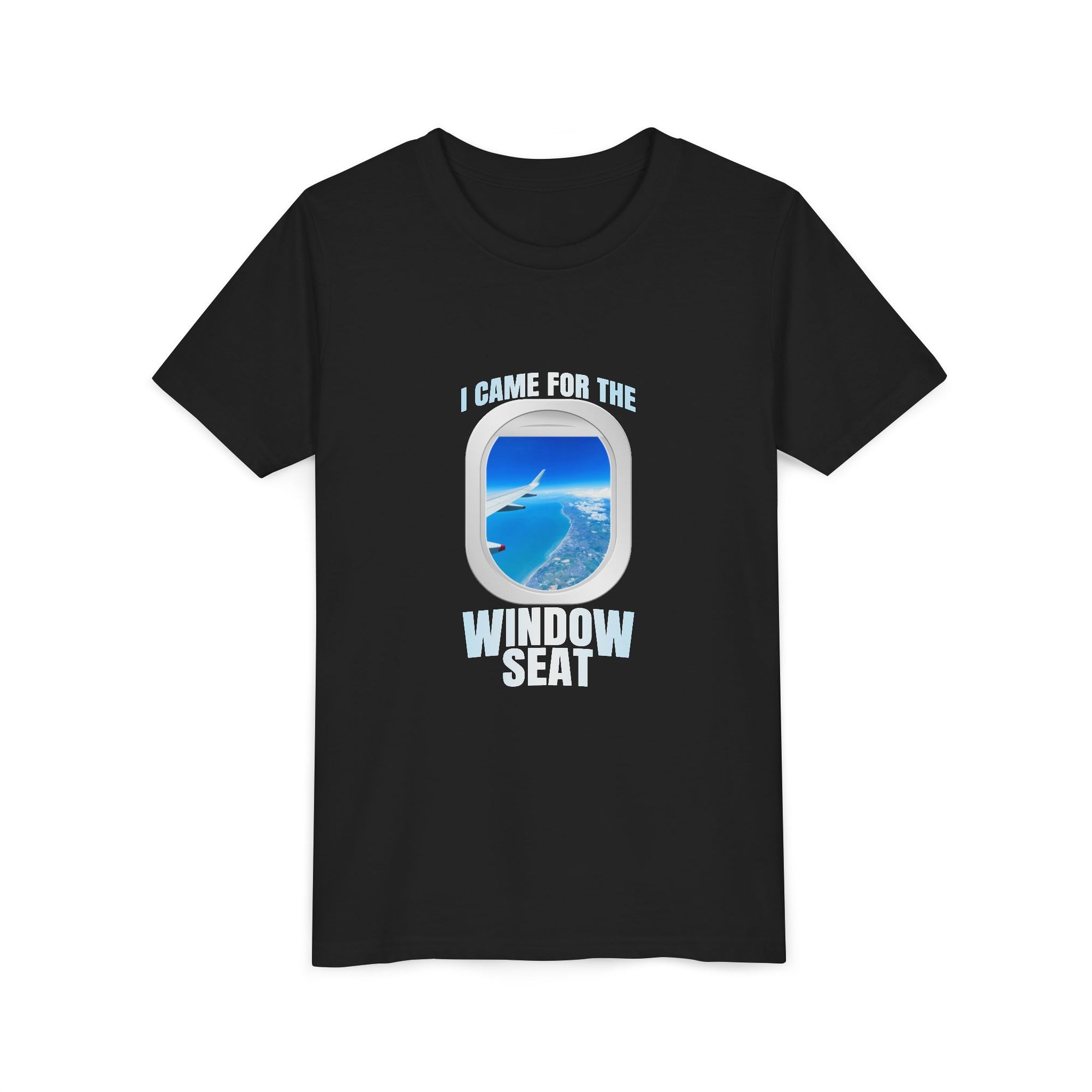 I Came For The Window Seat - Unisex Youth Short Sleeve Tee