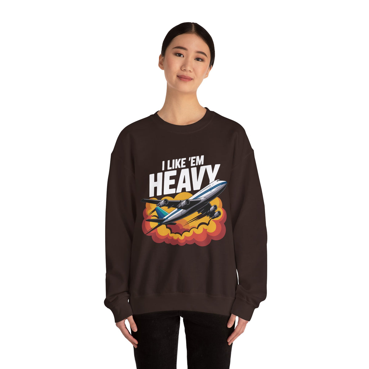 I like ‘Em Heavy -  Unisex Crewneck Sweatshirt