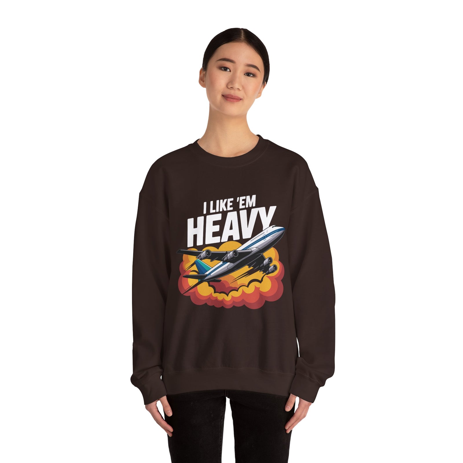 I like ‘Em Heavy -  Unisex Crewneck Sweatshirt