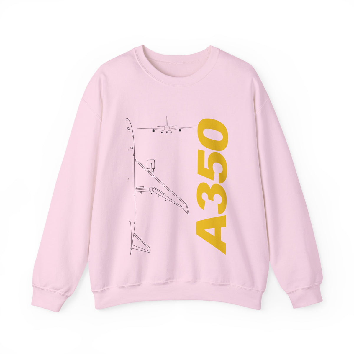 Airbus A350 Crewneck Sweatshirt - Travel Inspiring Cozy Apparel