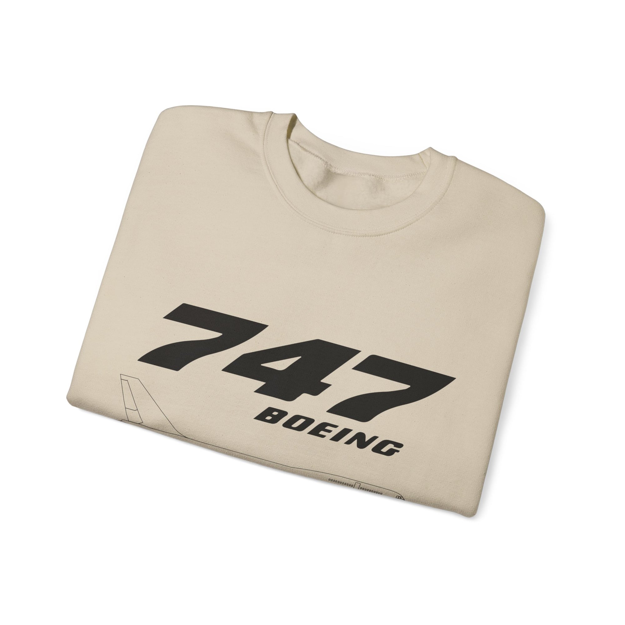747 Crewneck Sweatshirt - Travel Inspiring Cozy Apparel