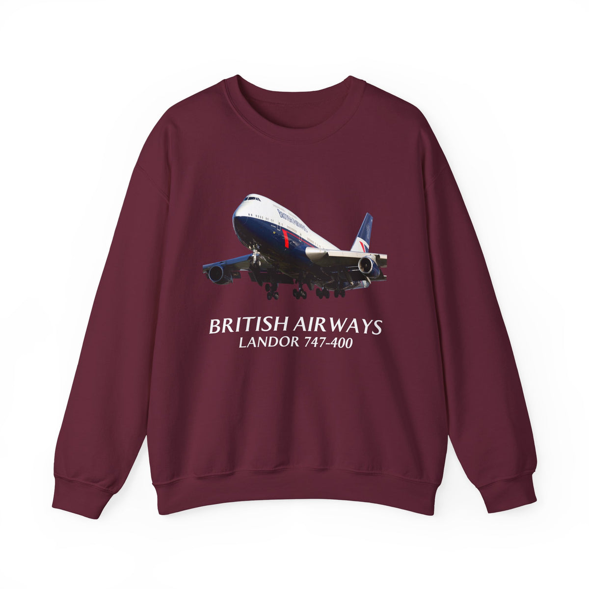 British Airways Landor 747-400  -  Crewneck Sweatshirt