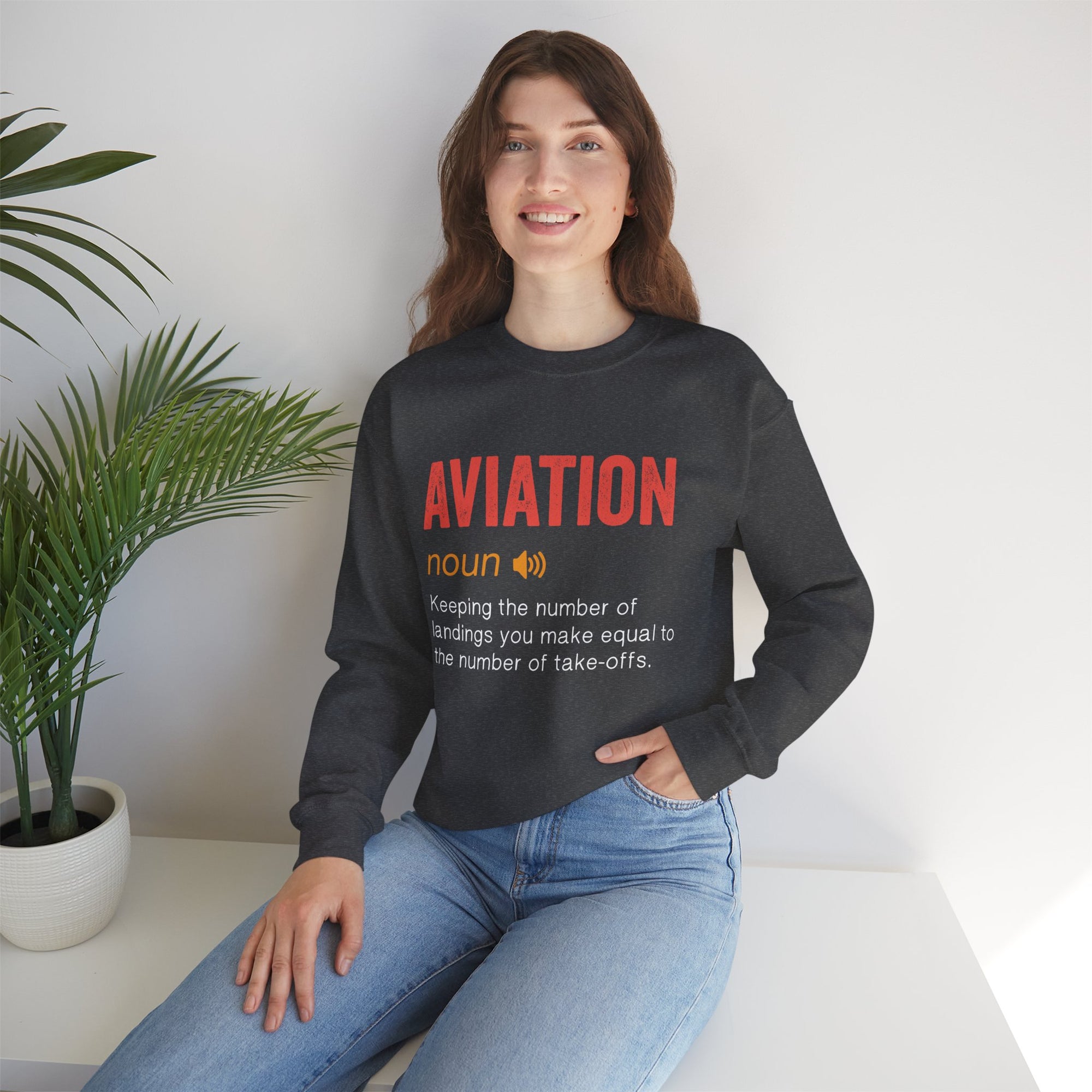 Aviation Noun -  Crewneck Sweatshirt