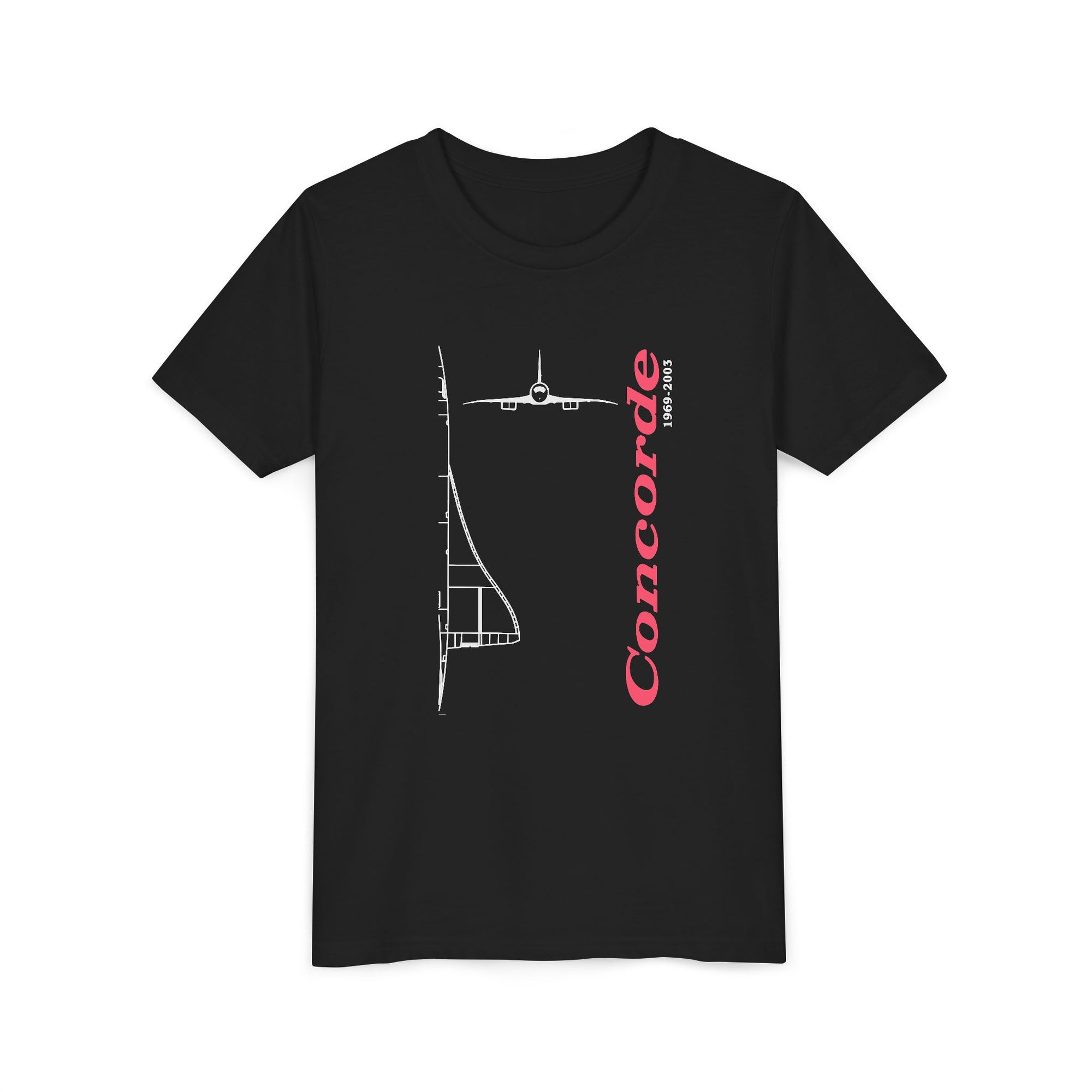 Concorde 1969 to 2003 - Unisex Youth Short Sleeve Tee