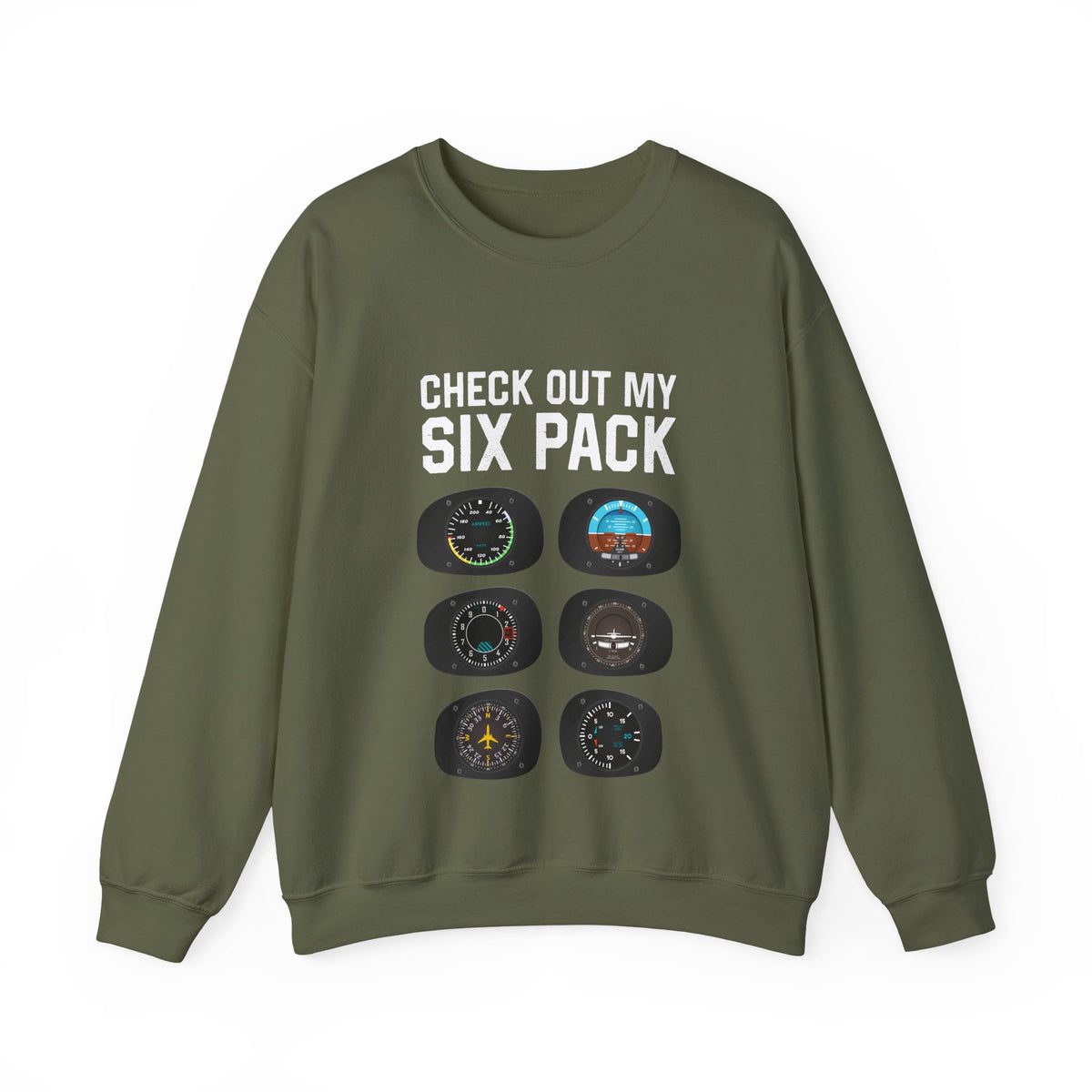 Check Out My Six Pack  -  Crewneck Sweatshirt