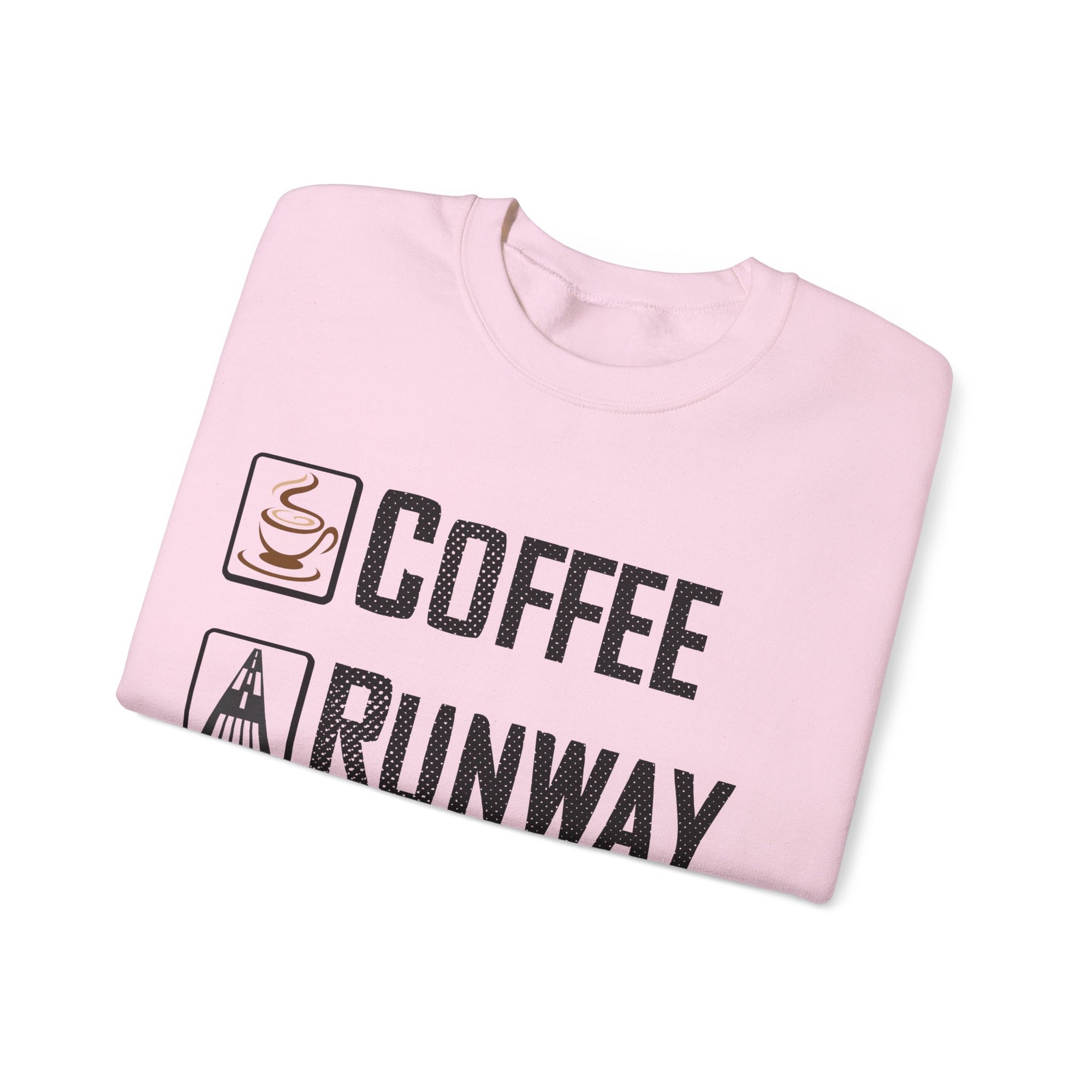Coffee Runway Repeat   -  Crewneck Sweatshirt