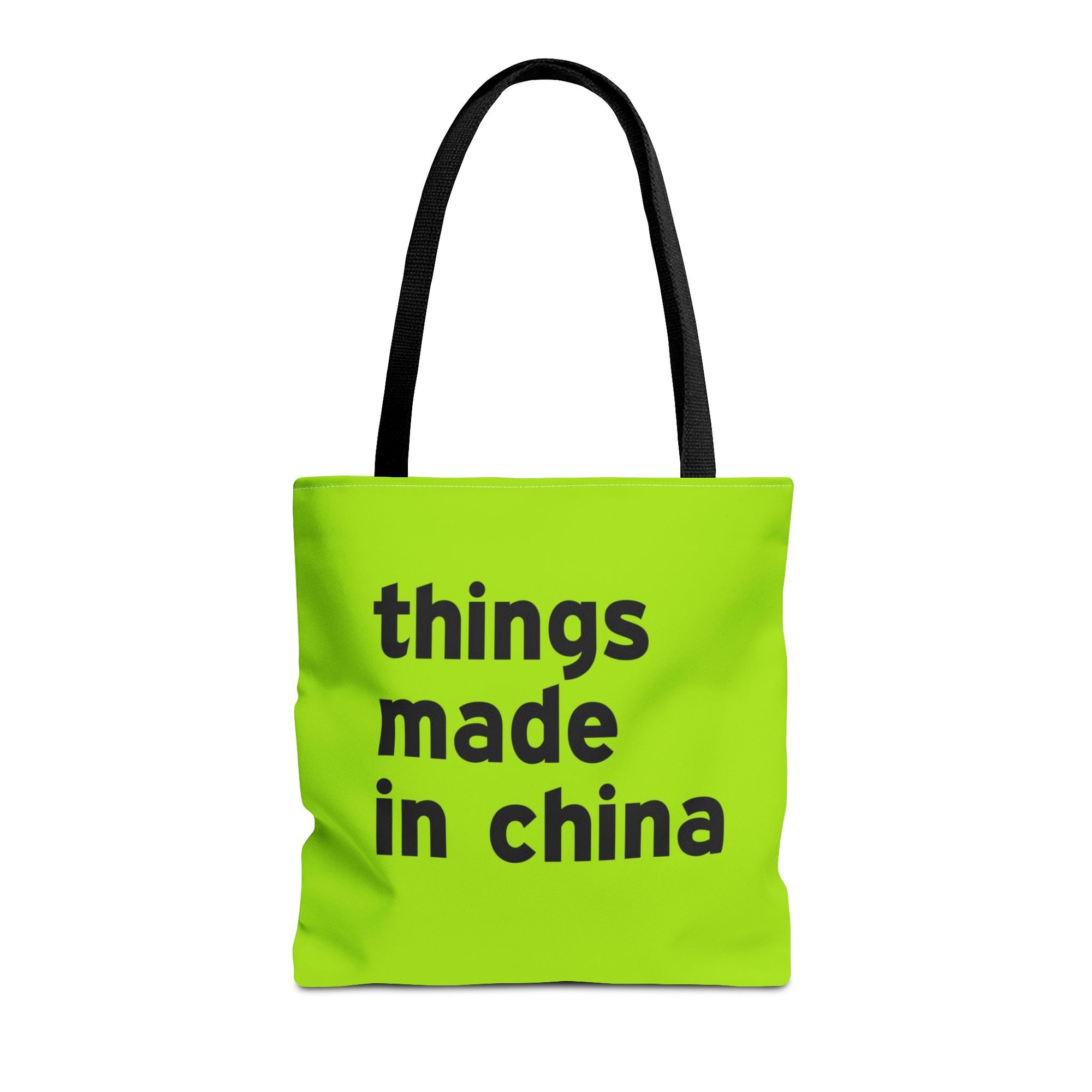 Things Made In China Tote Bag — Printed Green Travel Tote
