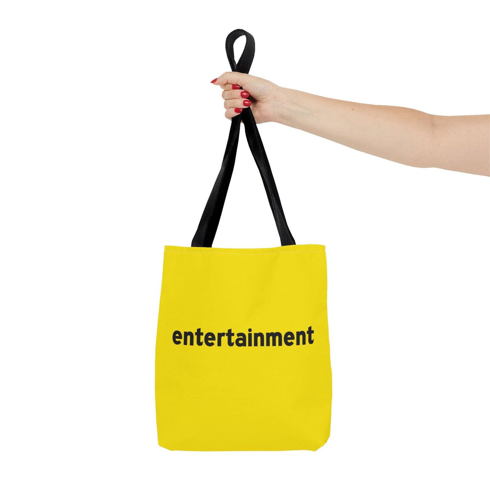 Entertainment Tote Bag — Printed Green Travel Tote