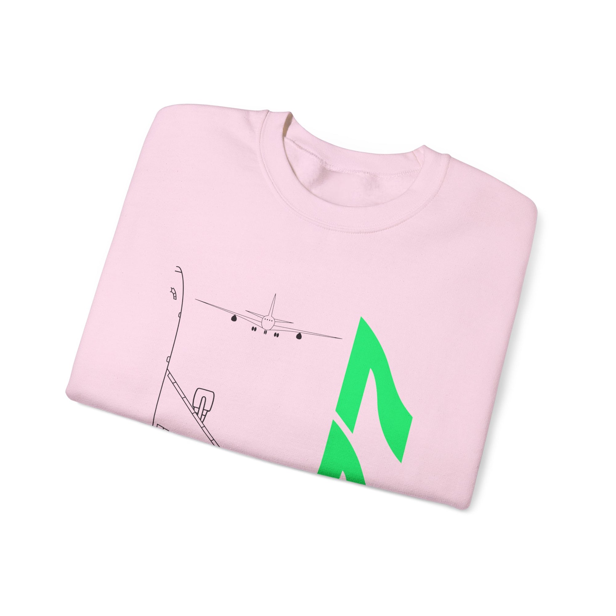 Boeing 777 Crewneck Sweatshirt - Travel Inspiring Cozy Apparel