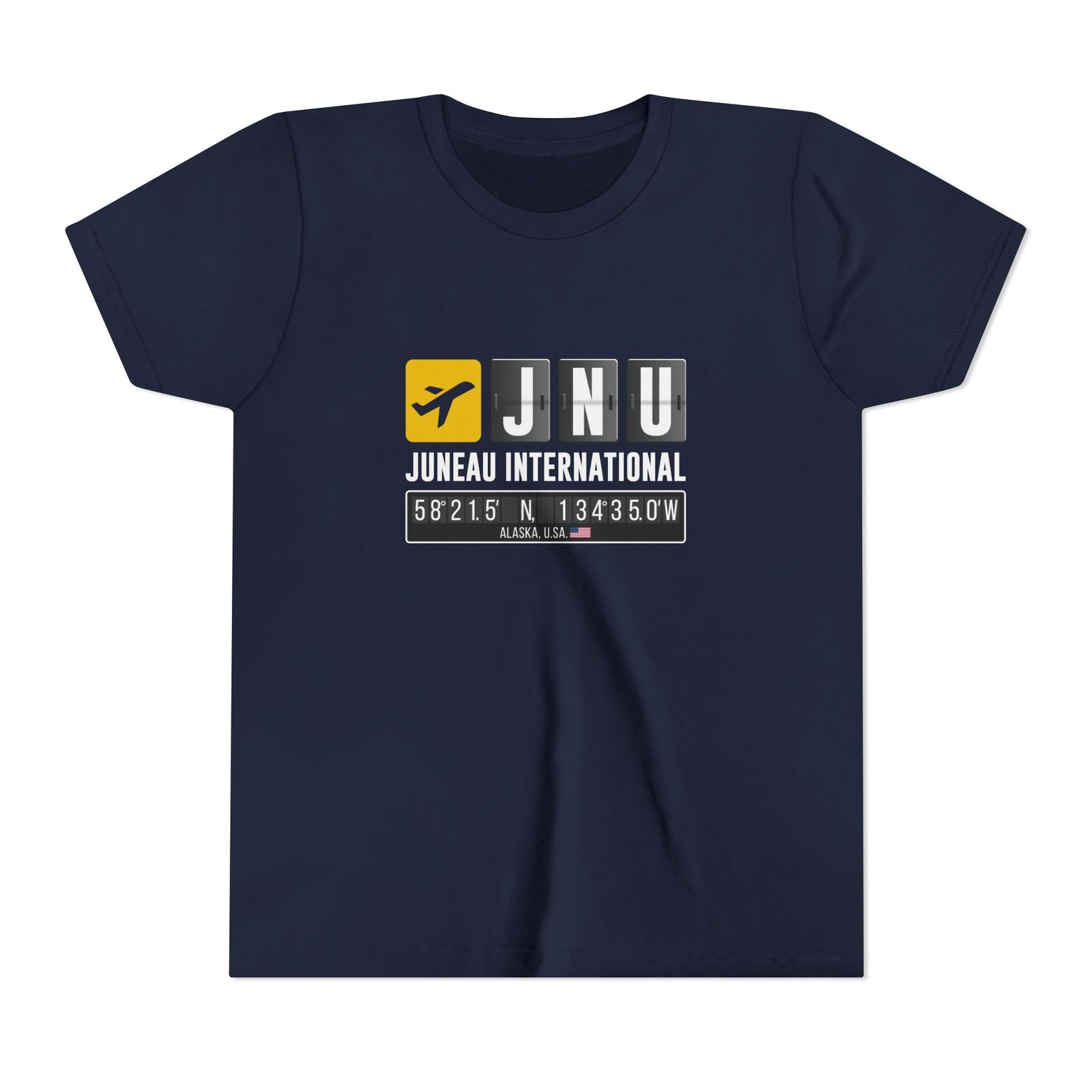 JNU Juneau International Airport  - Unisex Youth Short Sleeve Tee