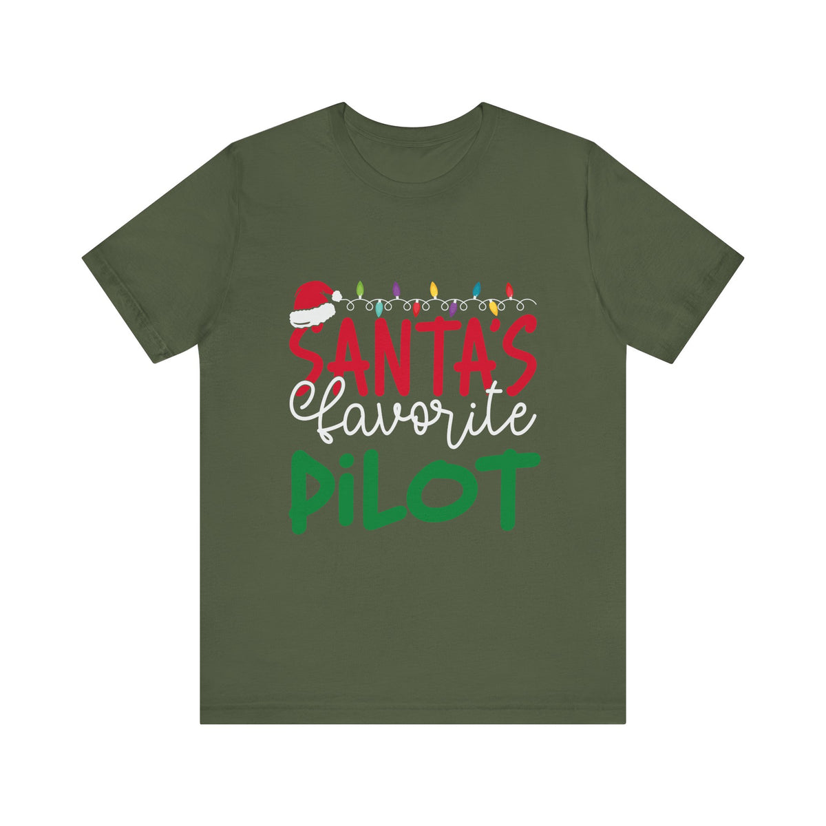 Santa’s favourite pilot Unisex Jersey Tee - Perfect for Aviation Enthusiasts