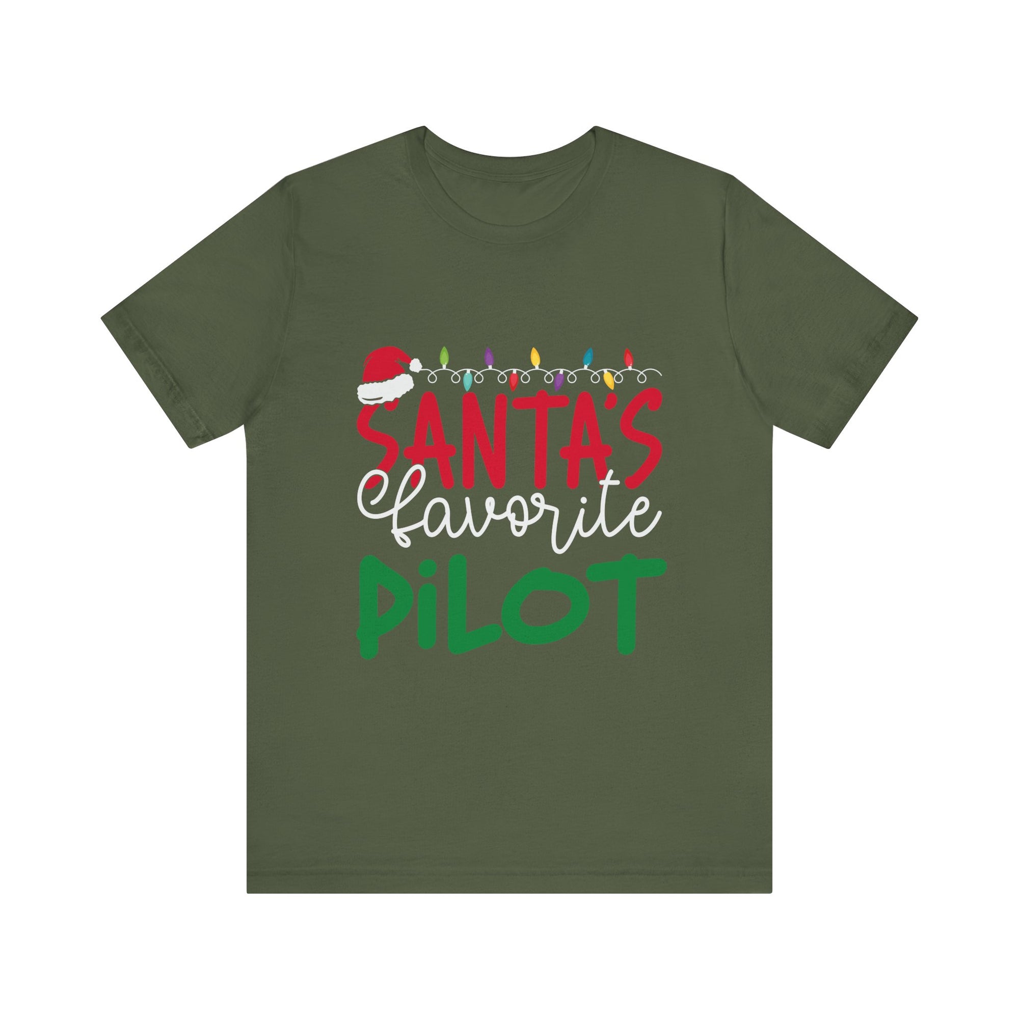 Santa’s favourite pilot Unisex Jersey Tee - Perfect for Aviation Enthusiasts