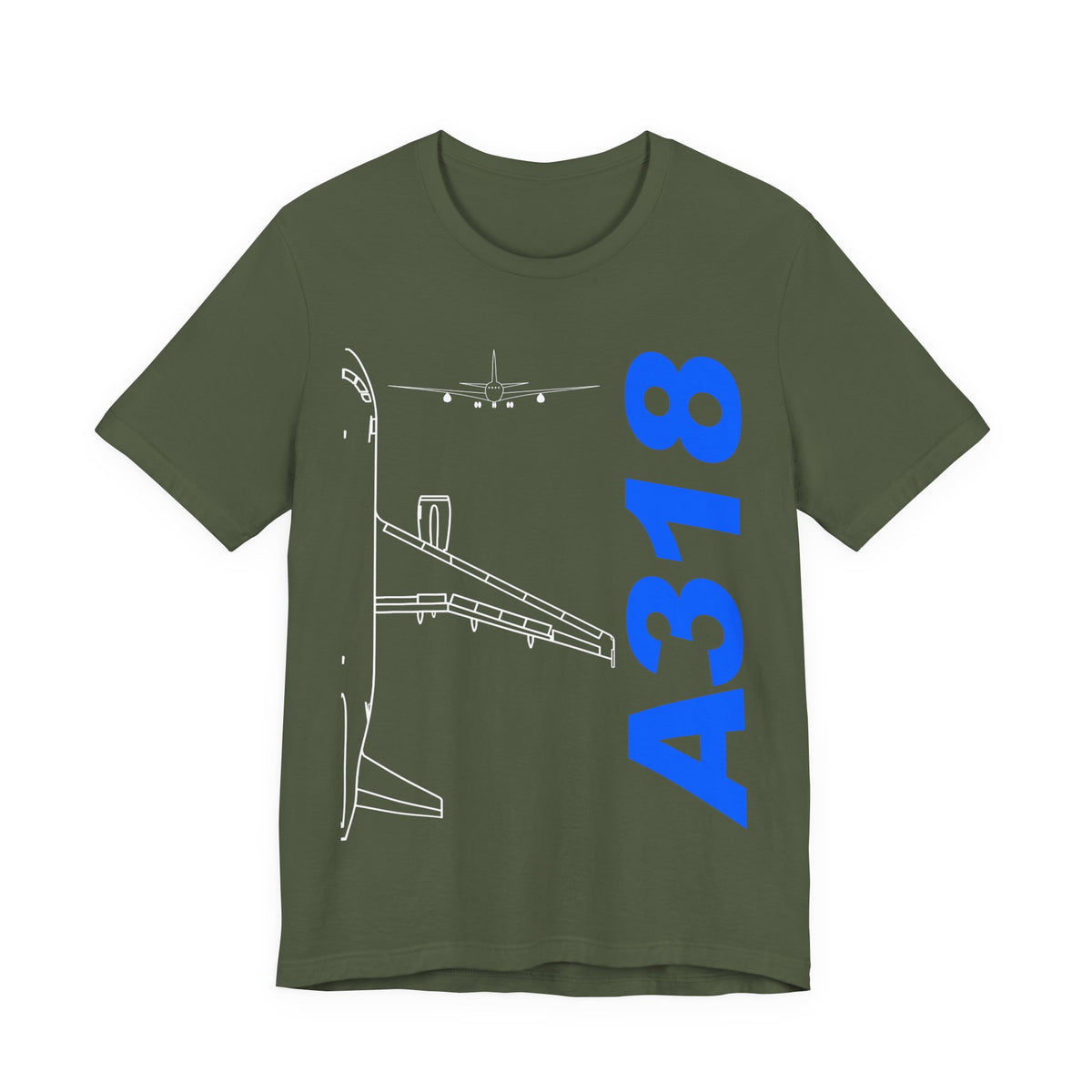 Airbus A318 Unisex Jersey Tee - Perfect for Aviation Enthusiasts