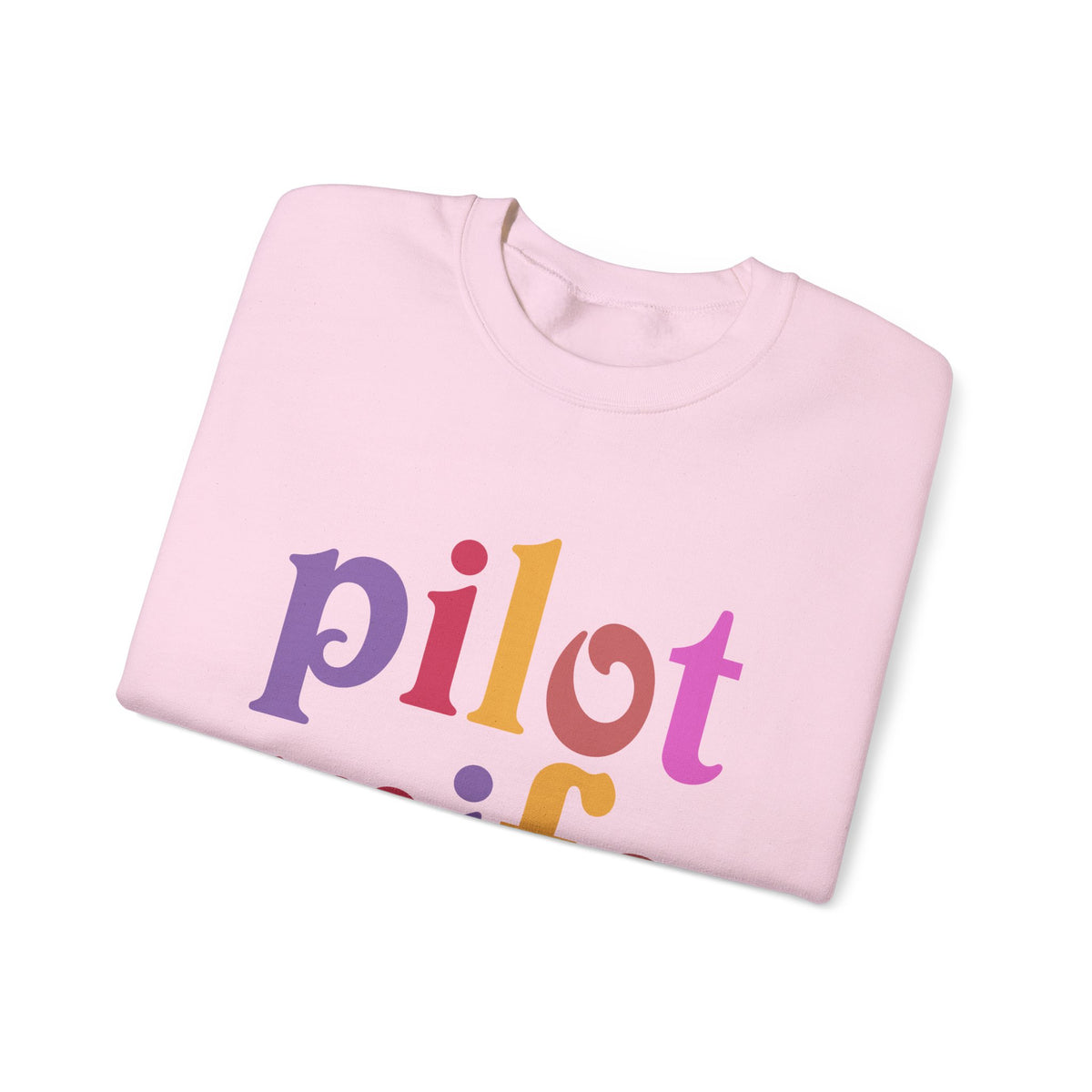 Pilot Wife Crewneck Sweatshirt - Travel Inspiring Cozy Apparel