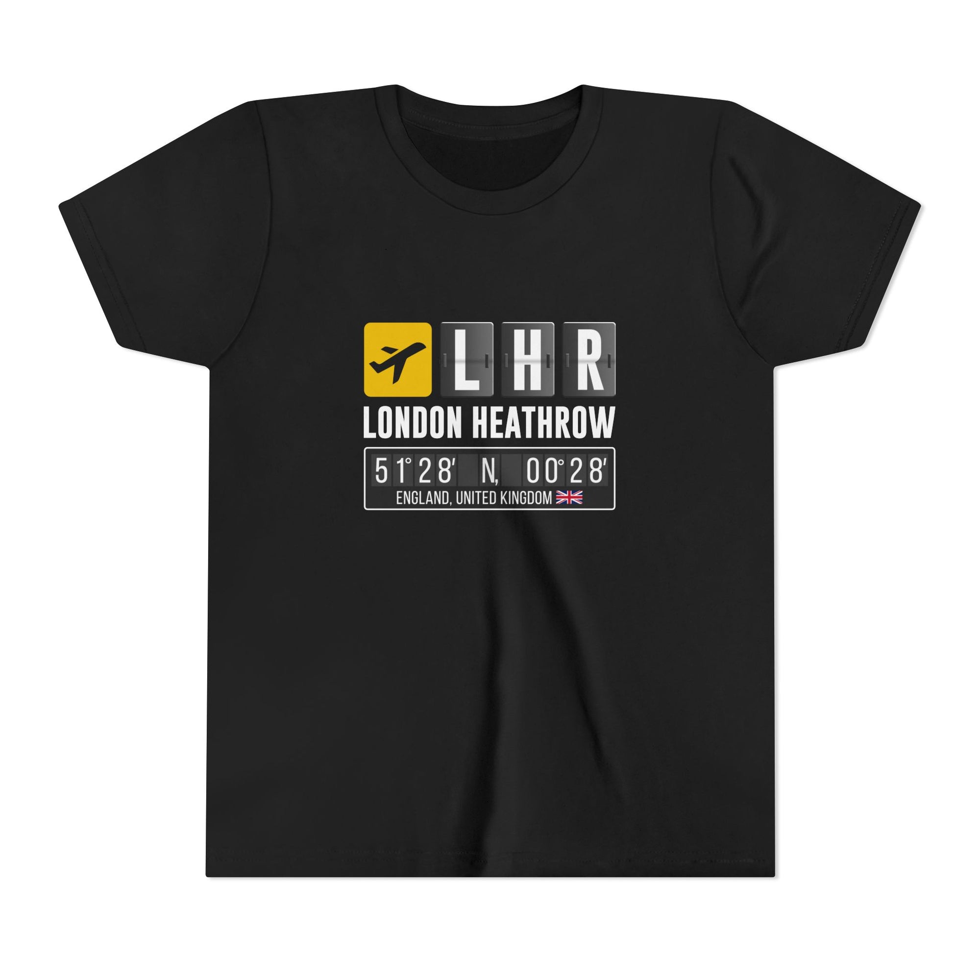 LHR London Heathrow    - Unisex Youth Short Sleeve Tee