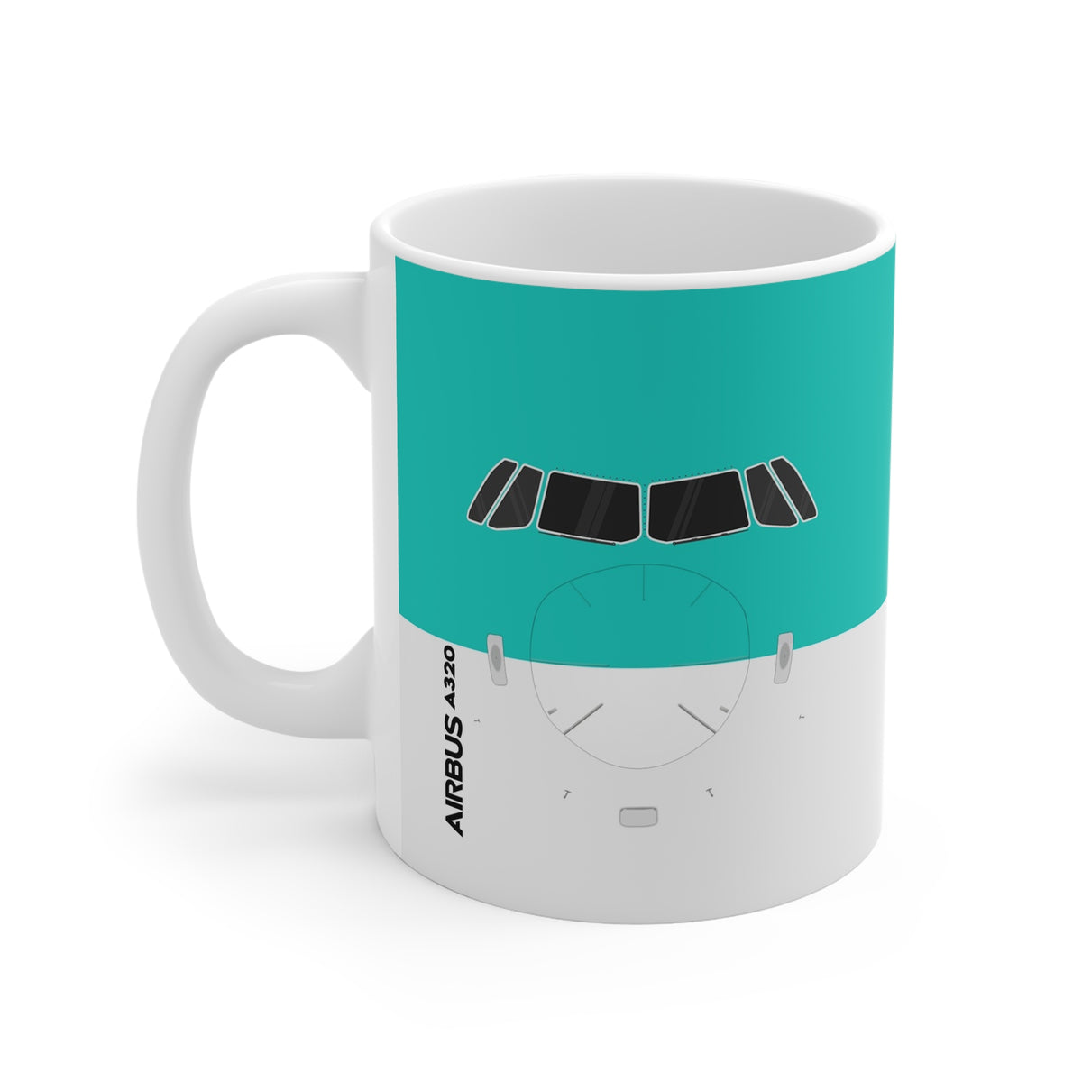 A320   - 11oz Ceramic Coffee Cup for Aviation Enthusiasts