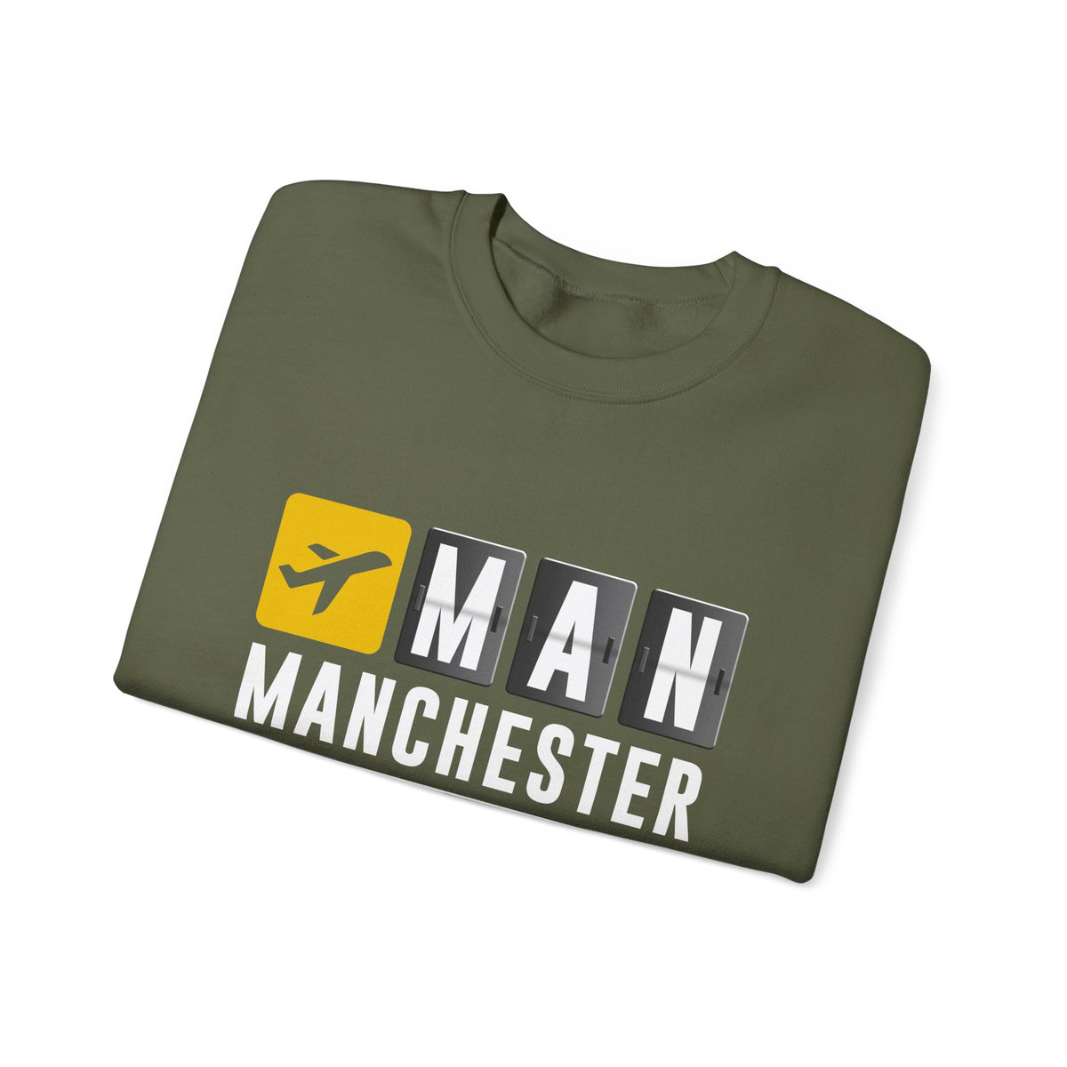 MAN Manchester Airport UK    -  Crewneck Sweatshirt
