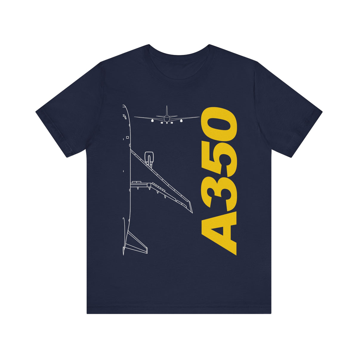Airbus A350 Unisex Jersey Tee - Perfect for Aviation Enthusiasts