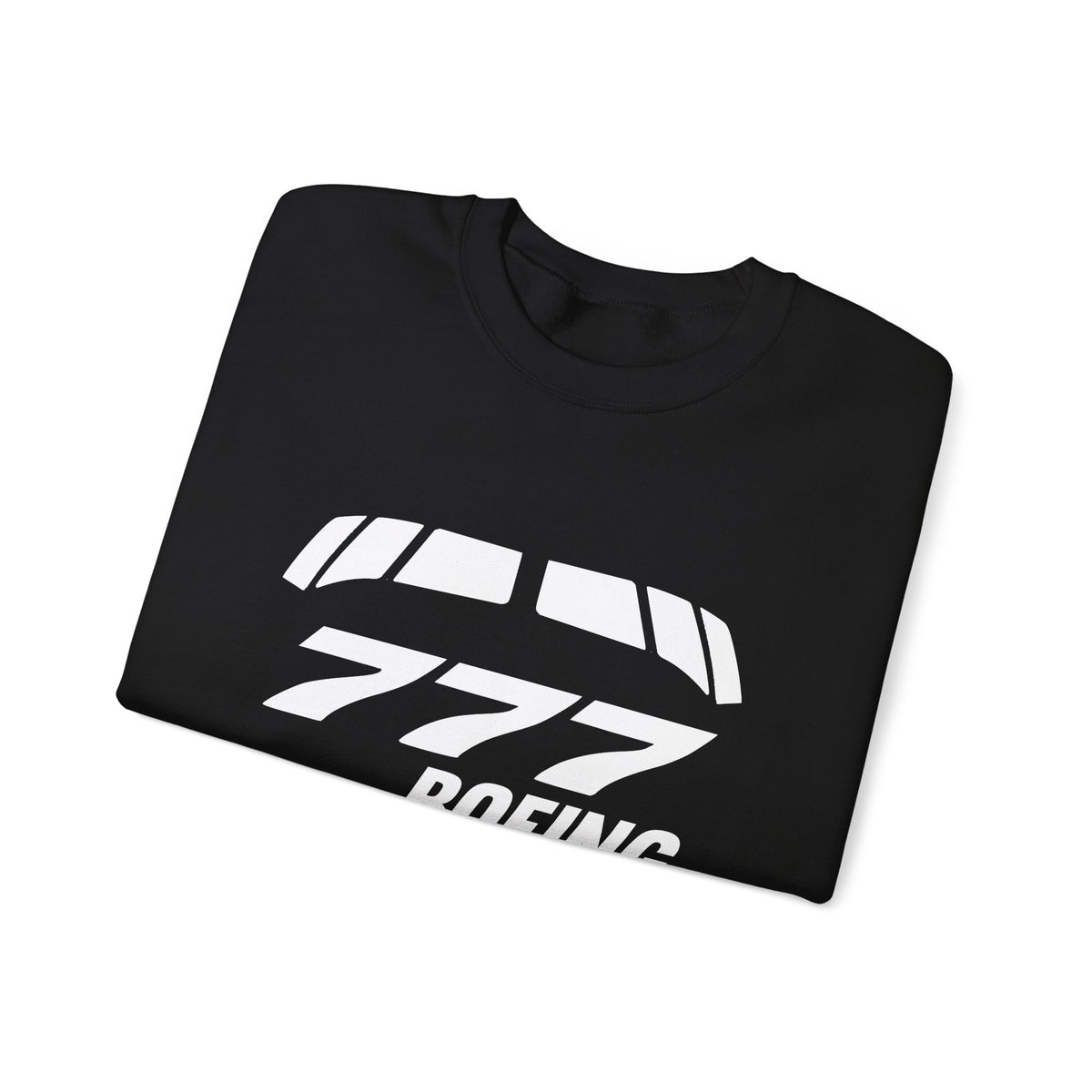 Boeing 777 Windshield Crewneck Sweatshirt - Travel Inspiring Cozy Apparel
