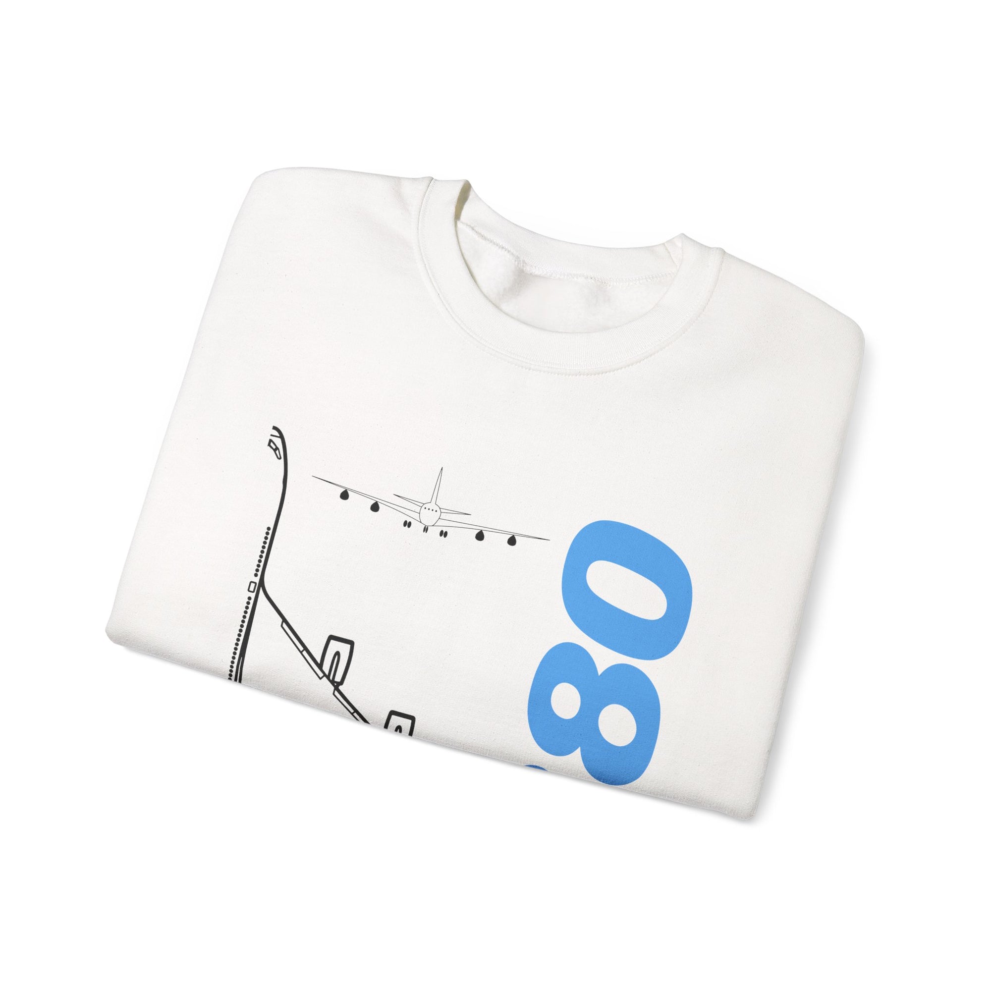Airbus A380 Crewneck Sweatshirt - Travel Inspiring Cozy Apparel