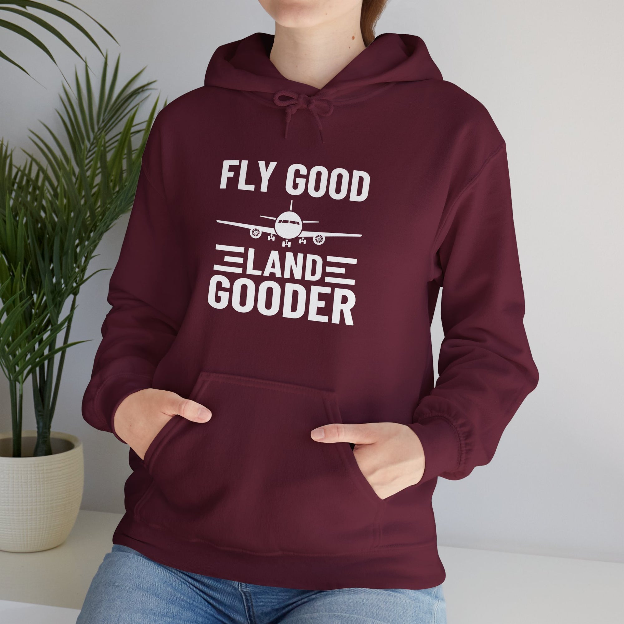 Fly Good Land Gooder  - Pullover Hoodie