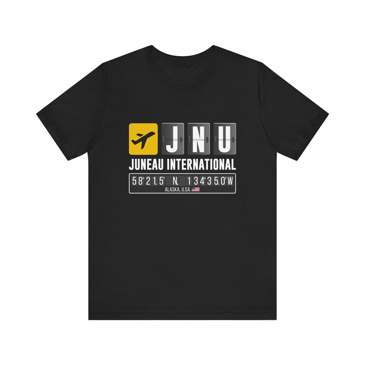 JNU Juneau International Airport - Unisex Jersey Tee