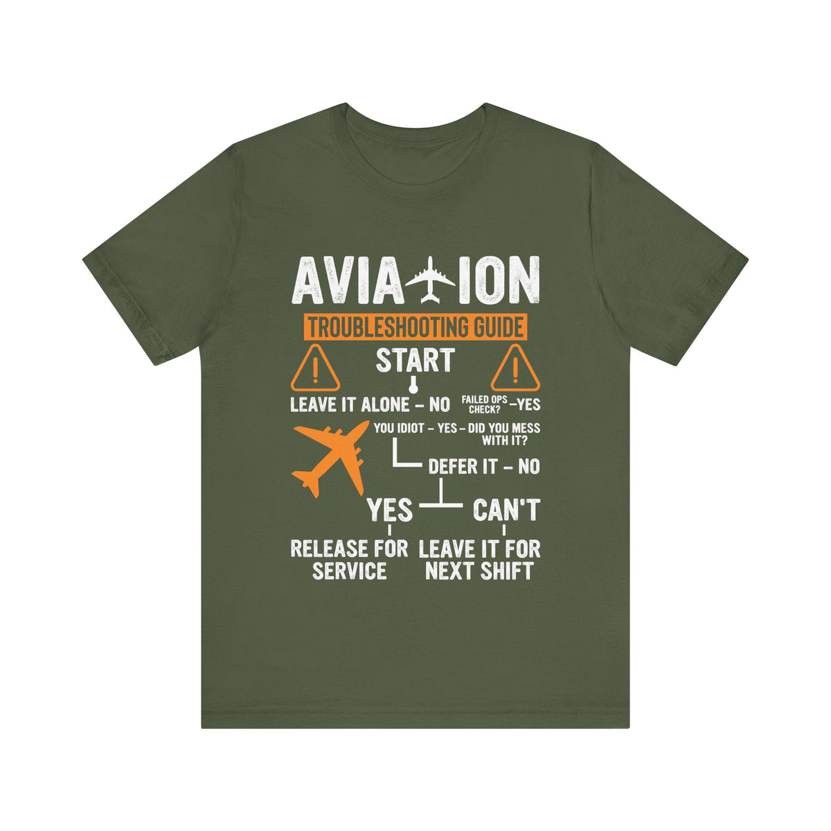 Aviation Troubleshooting Guide - Unisex Jersey Tee