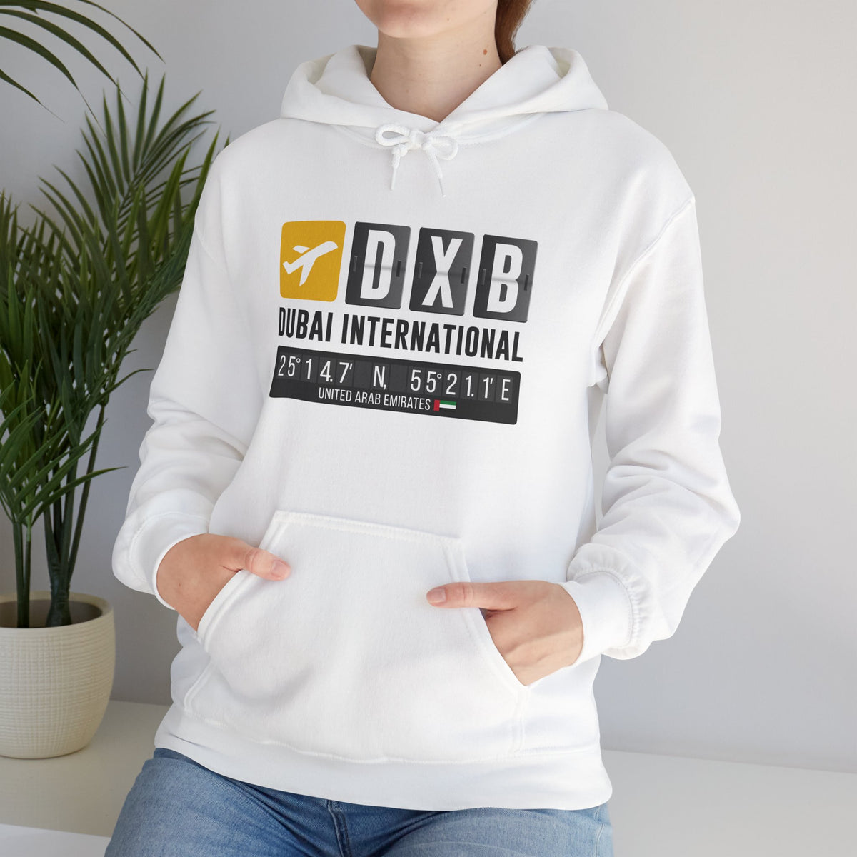 DXB Dubai International Airport   - Pullover Hoodie