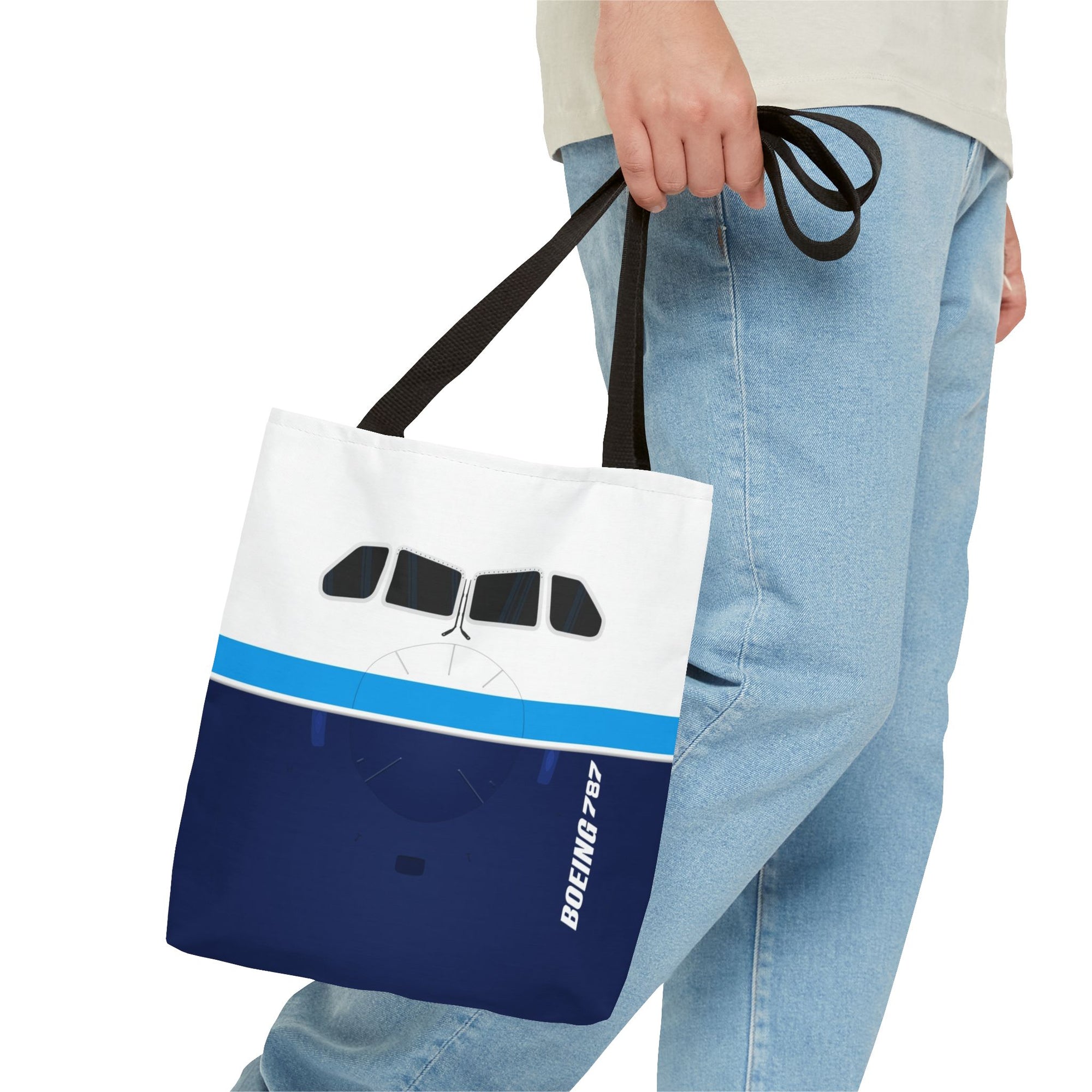 787 Tote Bag — Printed Green Travel Tote