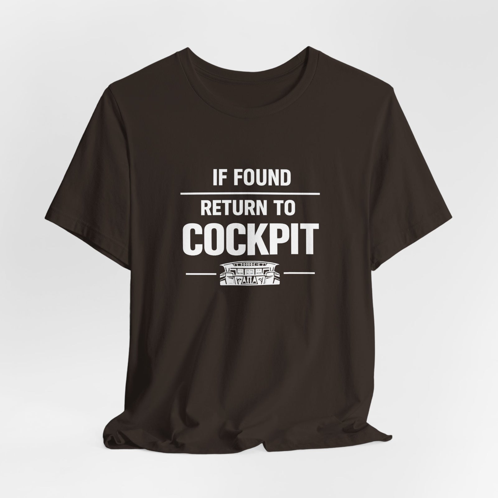 If Found Return to the Cockpit - Unisex Jersey Tee