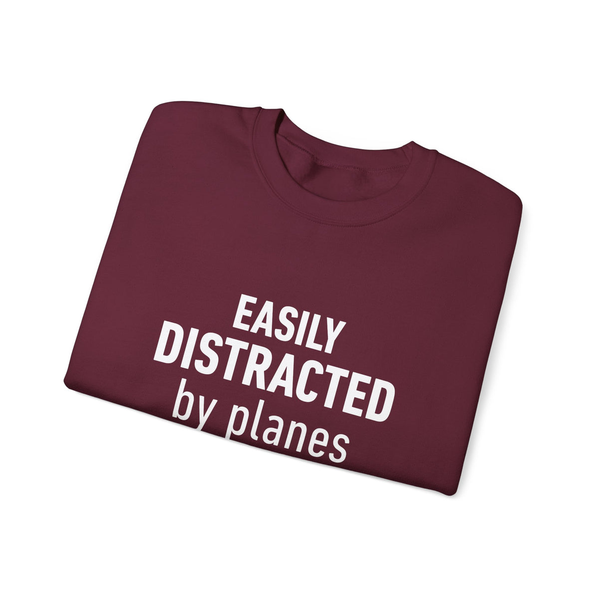 Easily Distracted by Planes -  Crewneck Sweatshirt