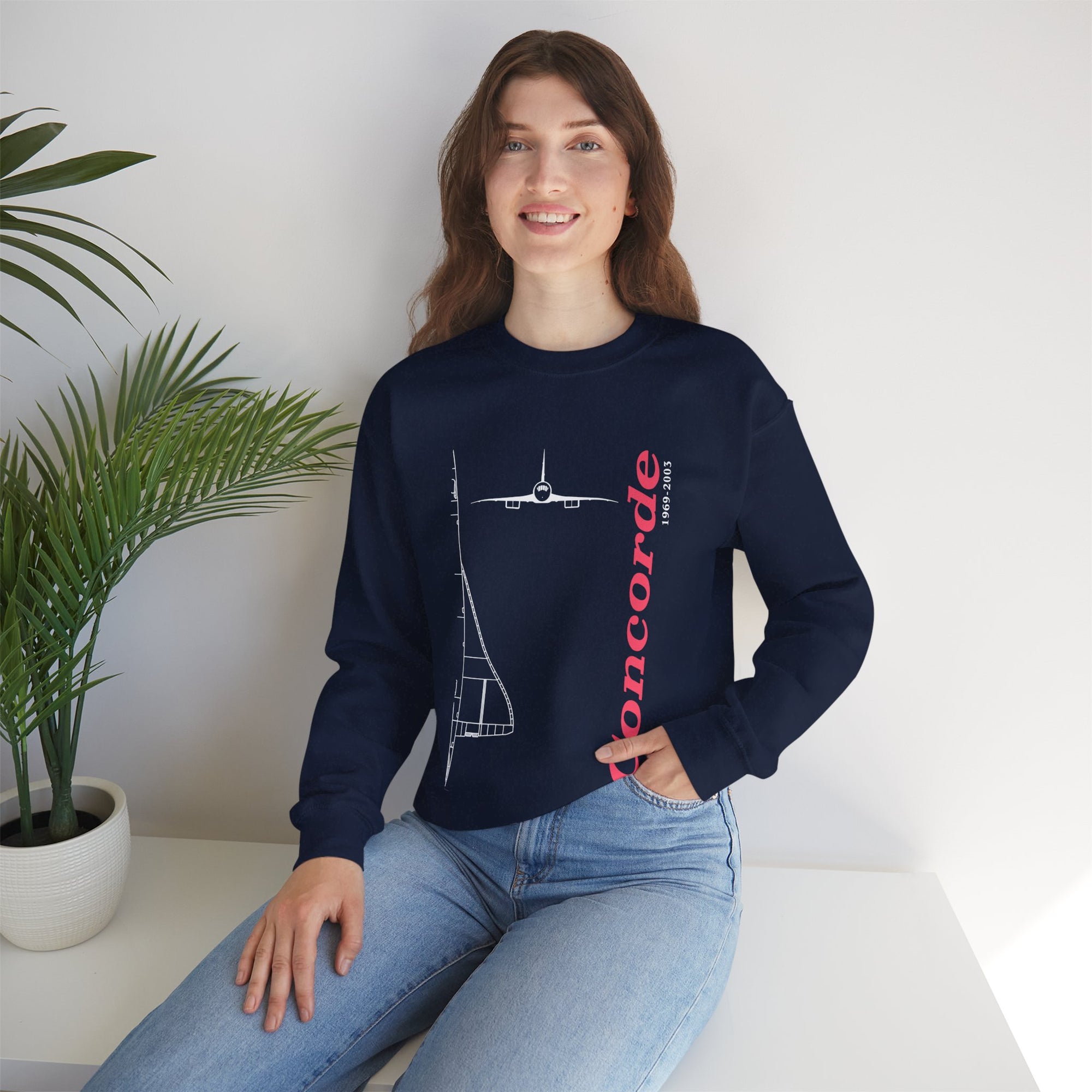 Concorde 1969- 2003 Crewneck Sweatshirt - Travel Inspiring Cozy Apparel