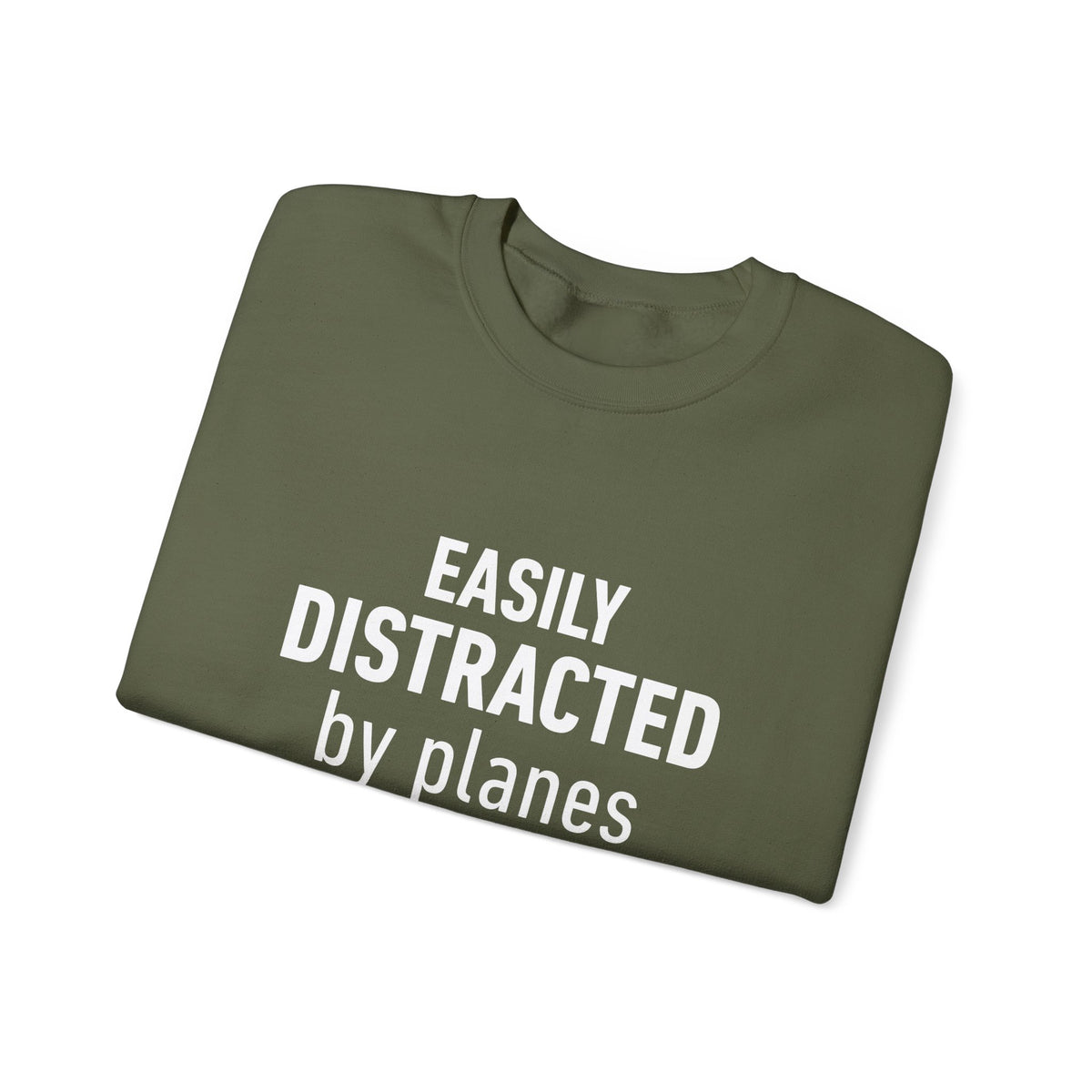 Easily Distracted by Planes -  Crewneck Sweatshirt