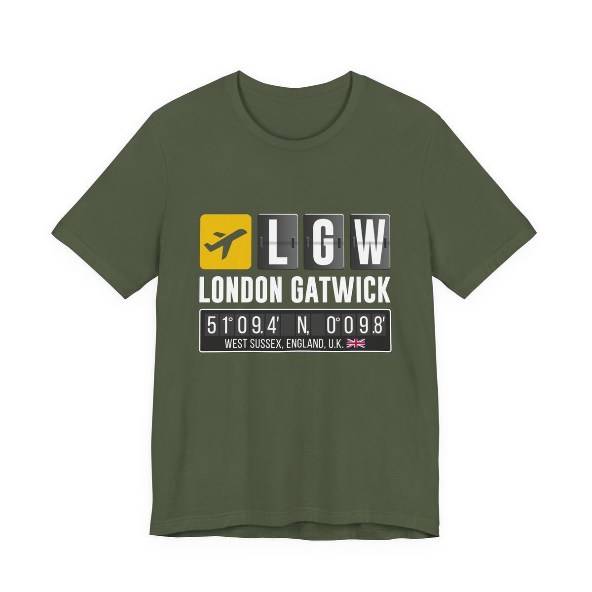 LGW London Gatwick - Unisex Jersey Tee