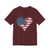 Patriotic Airplanes Heart USA Flag - Unisex Jersey Tee