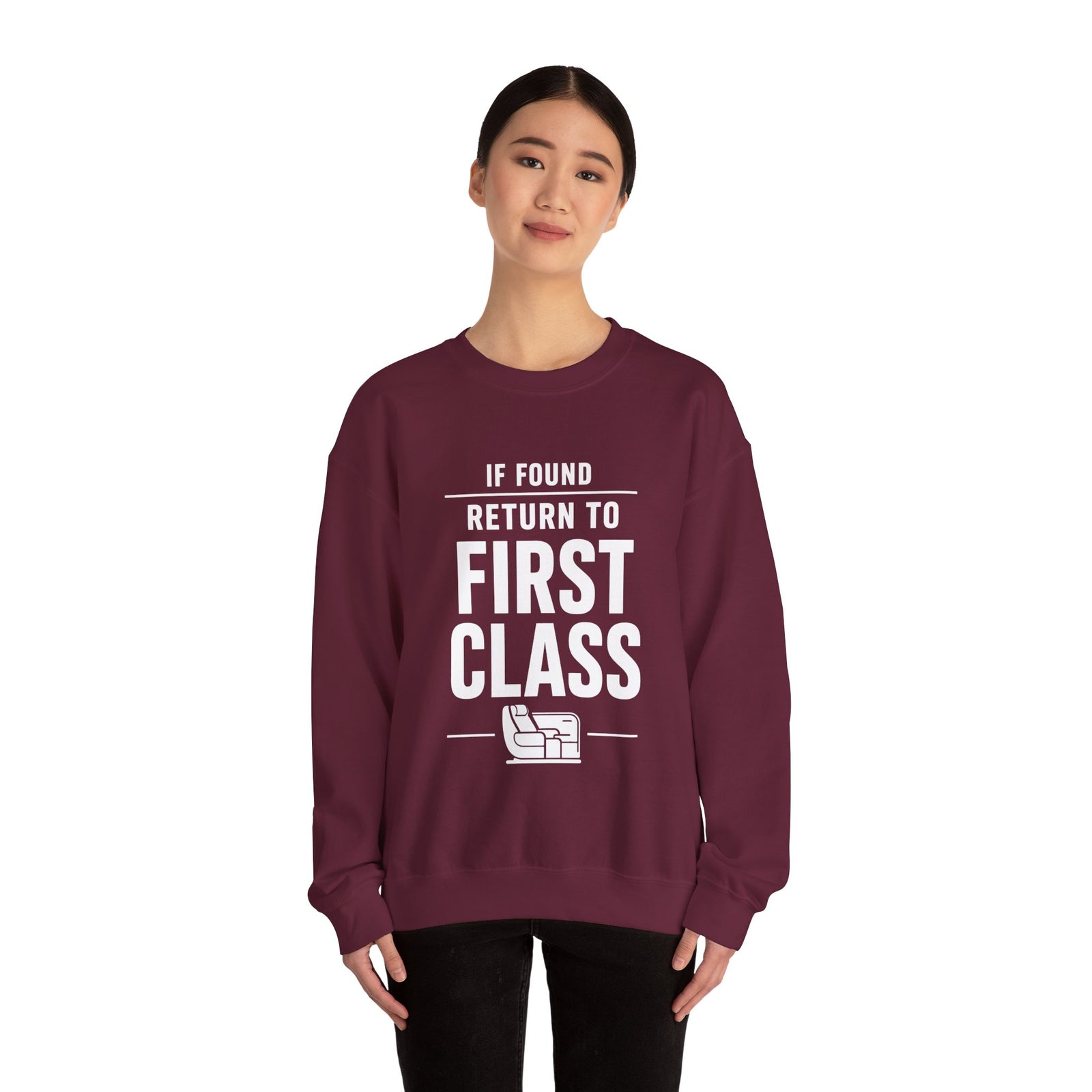 If Found: Return to First Class -  Crewneck Sweatshirt
