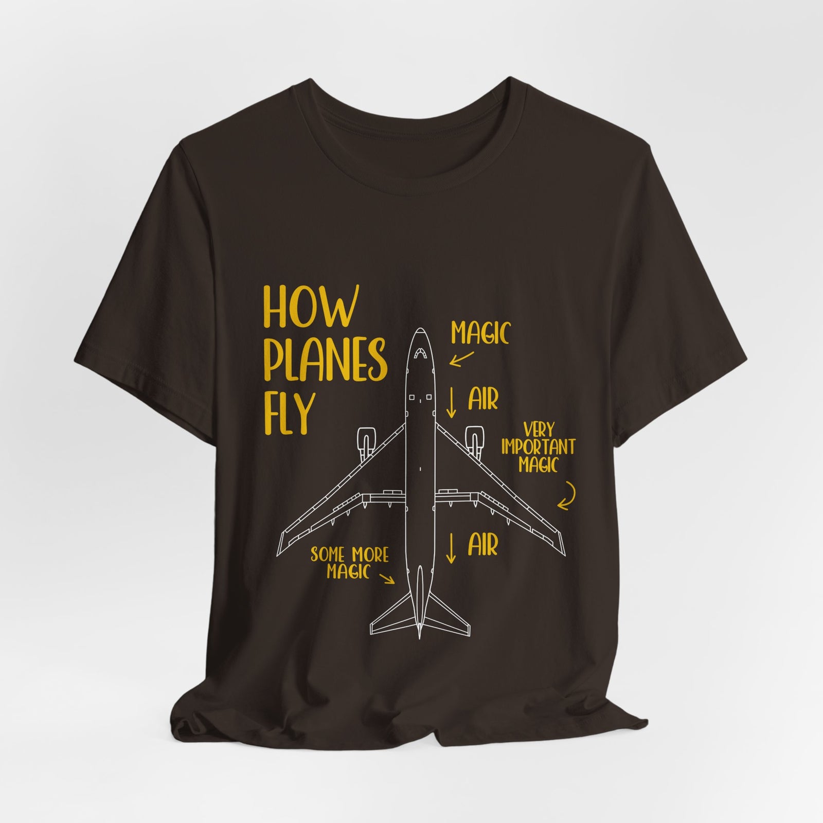 How Planes Fly?  - Unisex Jersey Tee