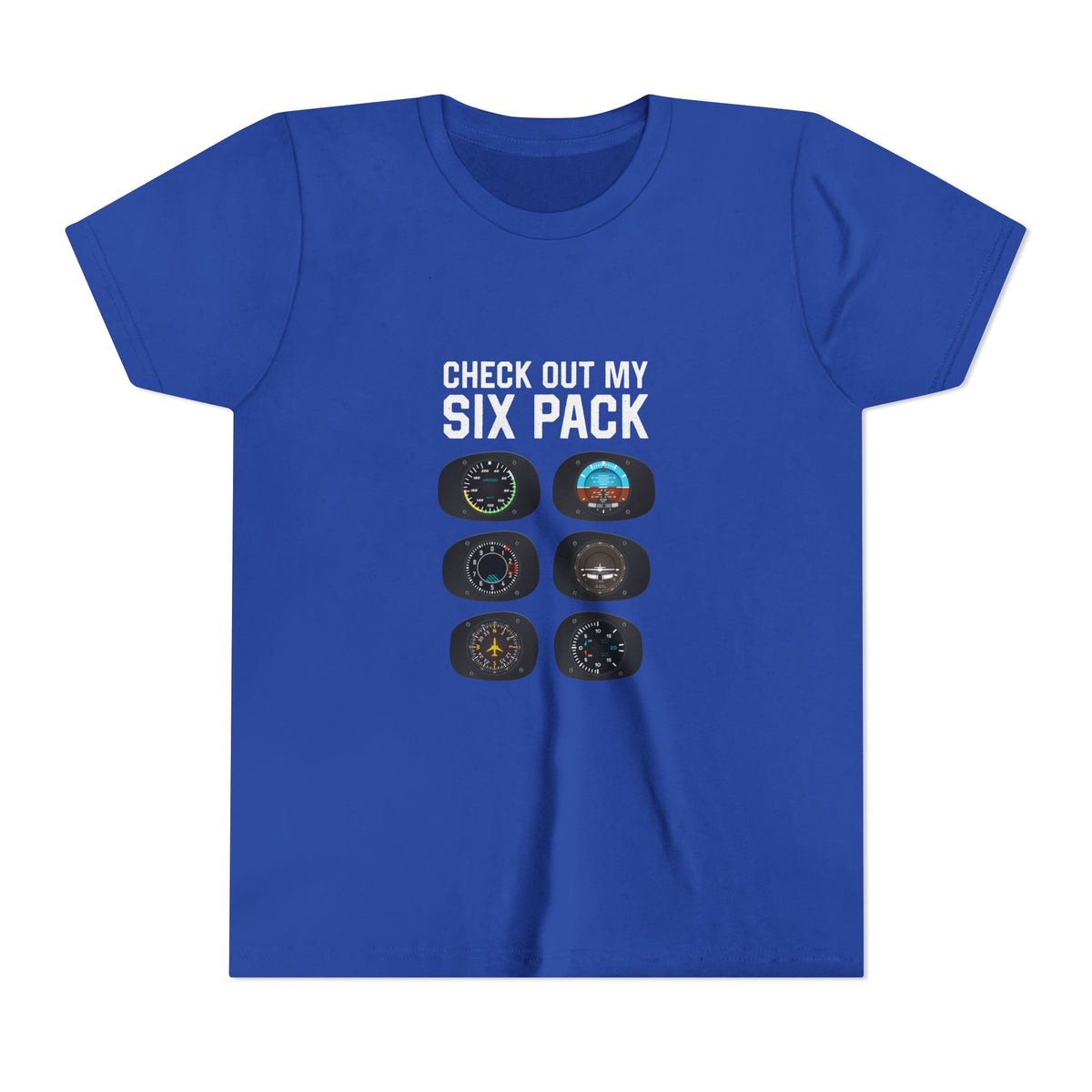 Check Out My Six Pack  - Unisex Youth Short Sleeve Tee