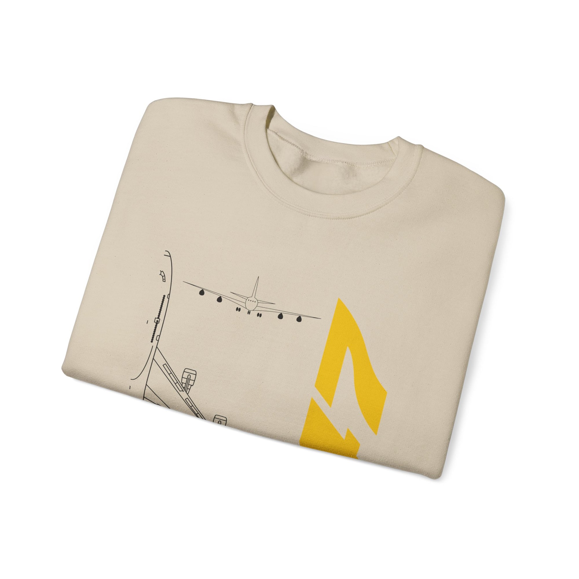 Boeing 747 Crewneck Sweatshirt - Travel Inspiring Cozy Apparel