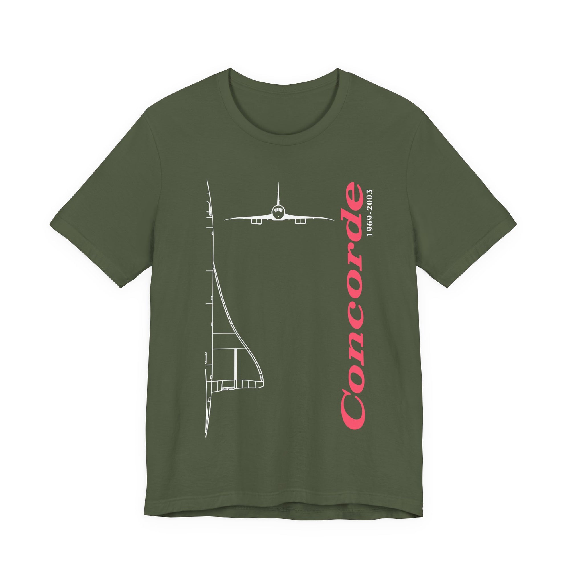 Concorde 1969-2003 Unisex Jersey Tee - Perfect for Aviation Enthusiasts