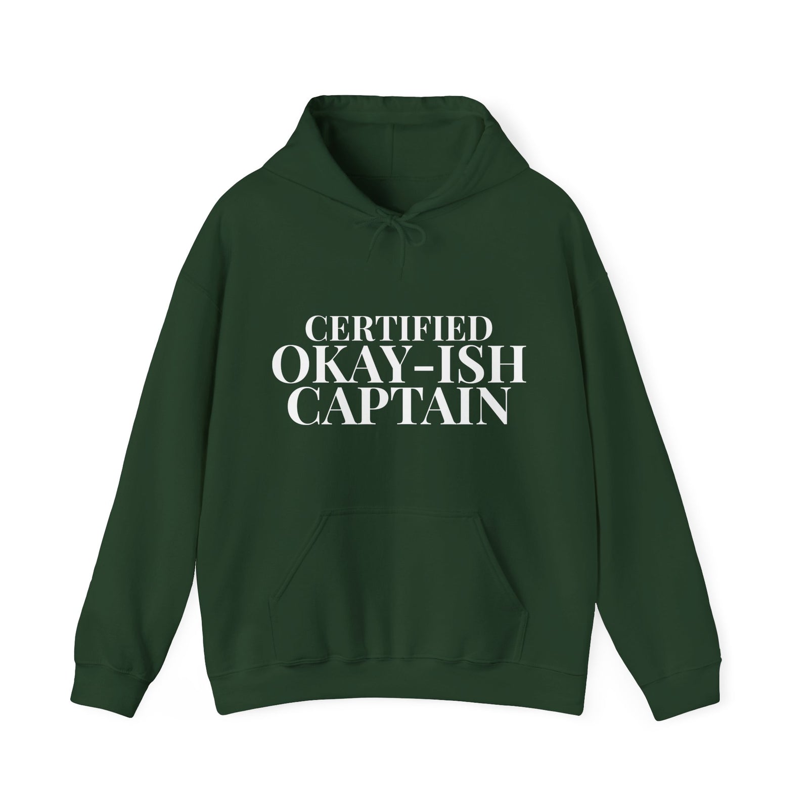 Certified Okay-ish Captain - Pullover Hoodie