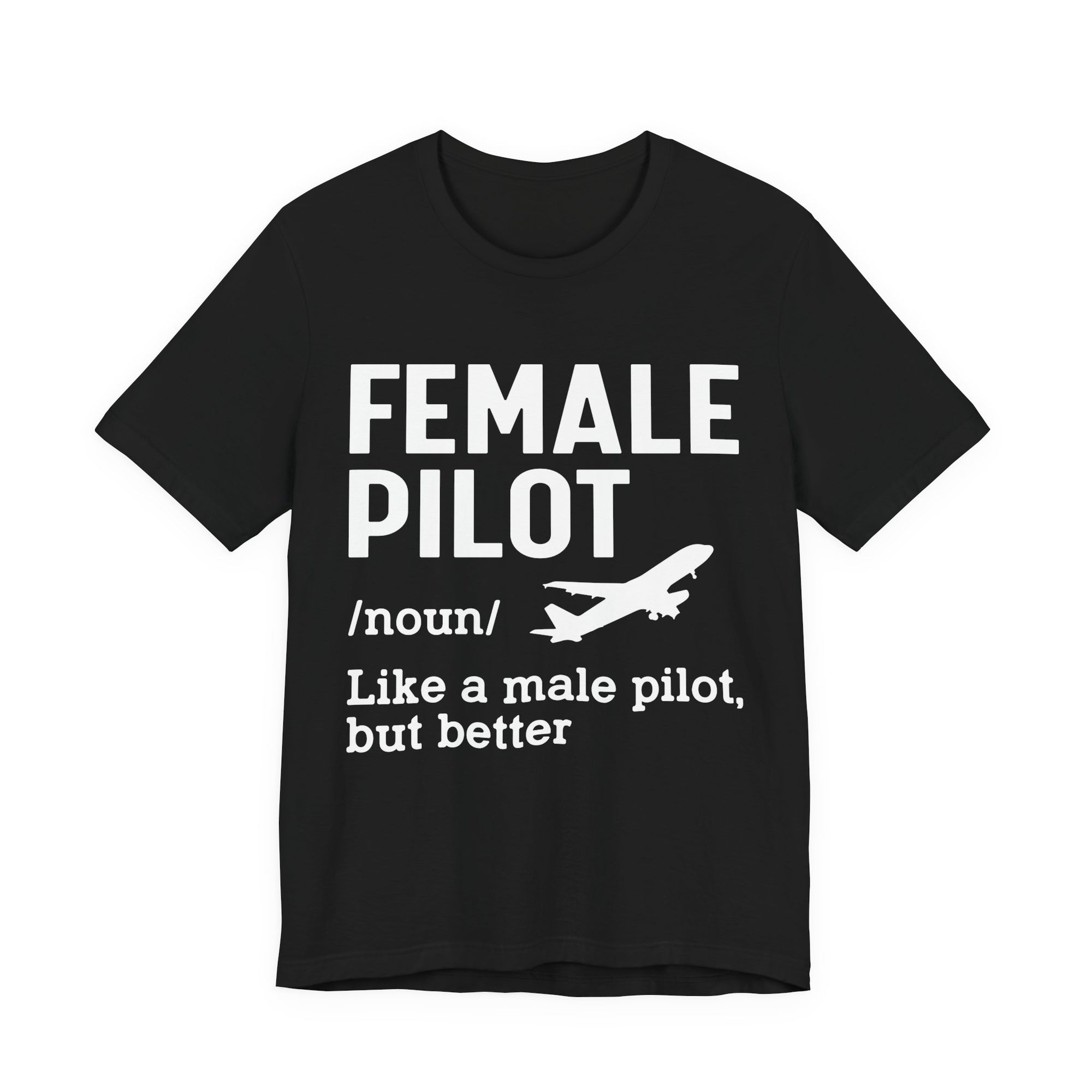 Female Pilot - Unisex Jersey Tee