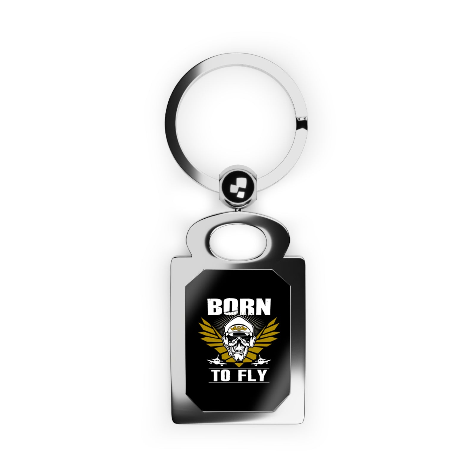 Born To Fly - Rectangle Keyring