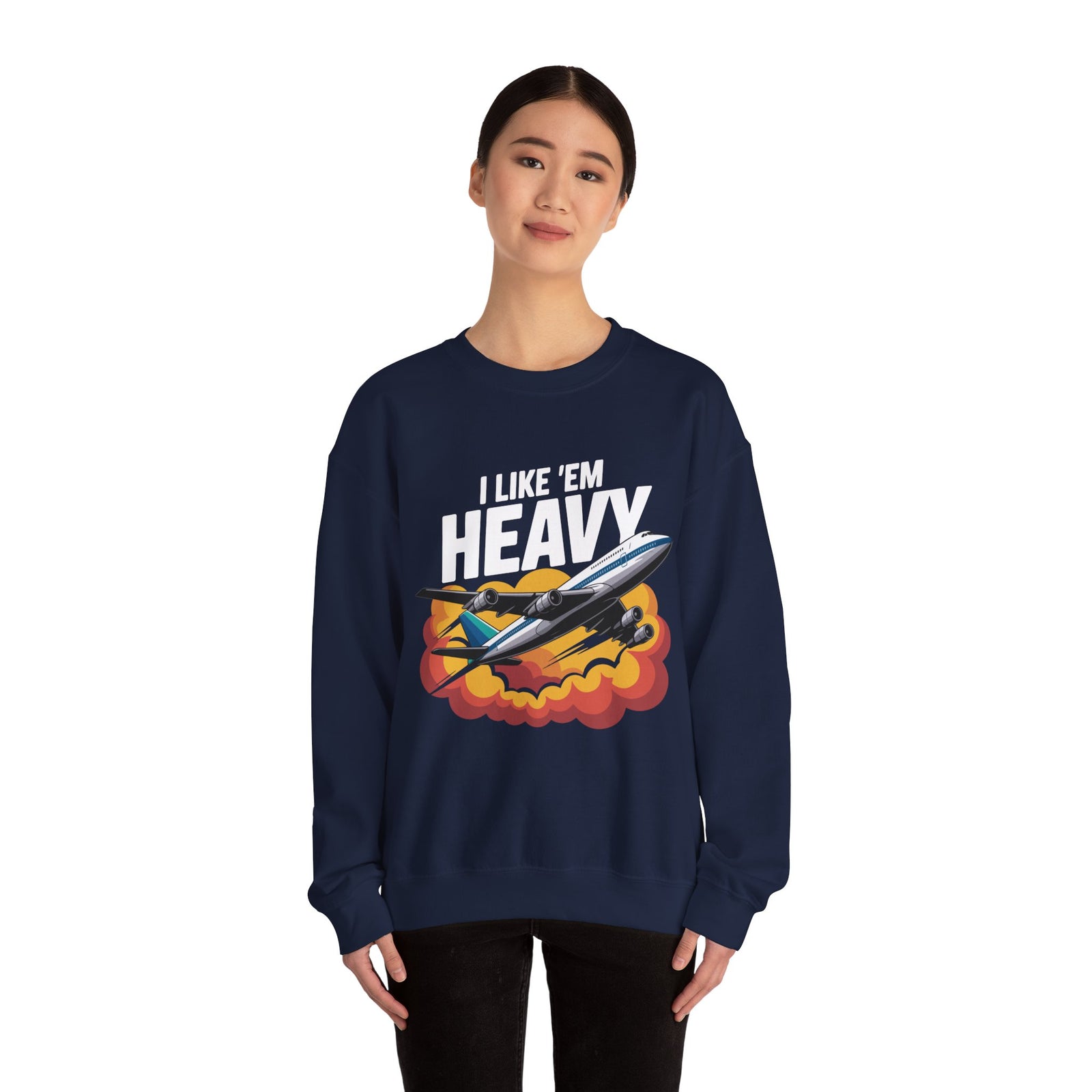 I like ‘Em Heavy -  Unisex Crewneck Sweatshirt
