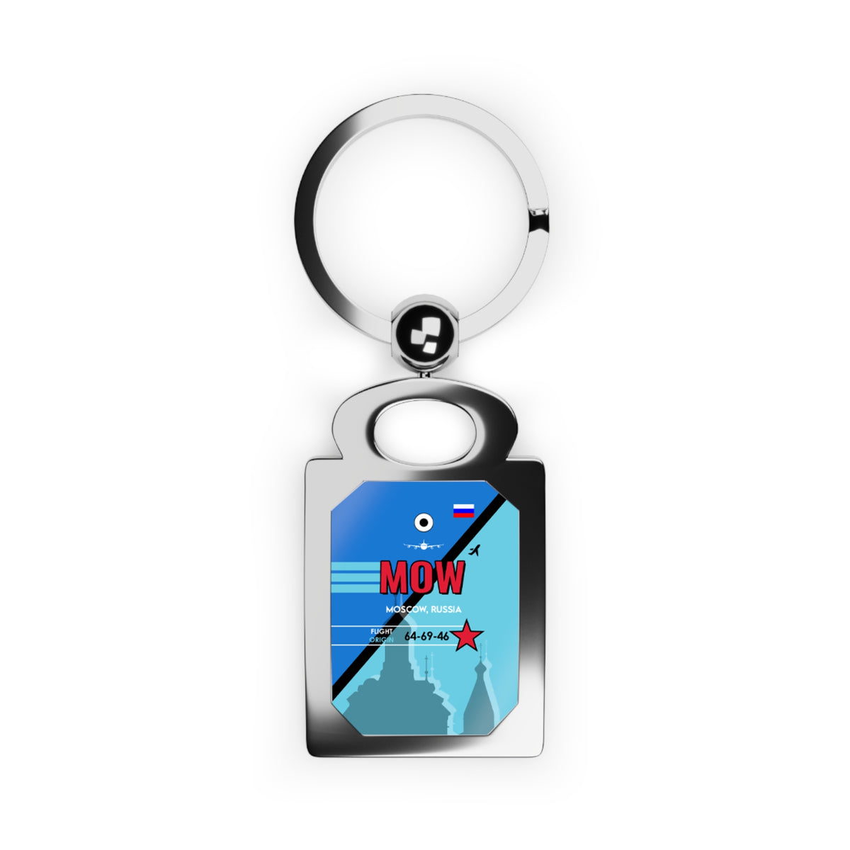 MOW - Rectangle Keyring