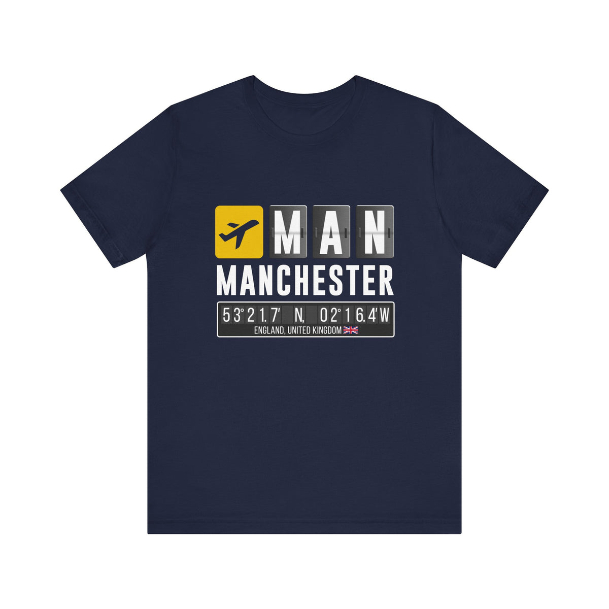MAN Manchester Airport UK  - Unisex Jersey Tee