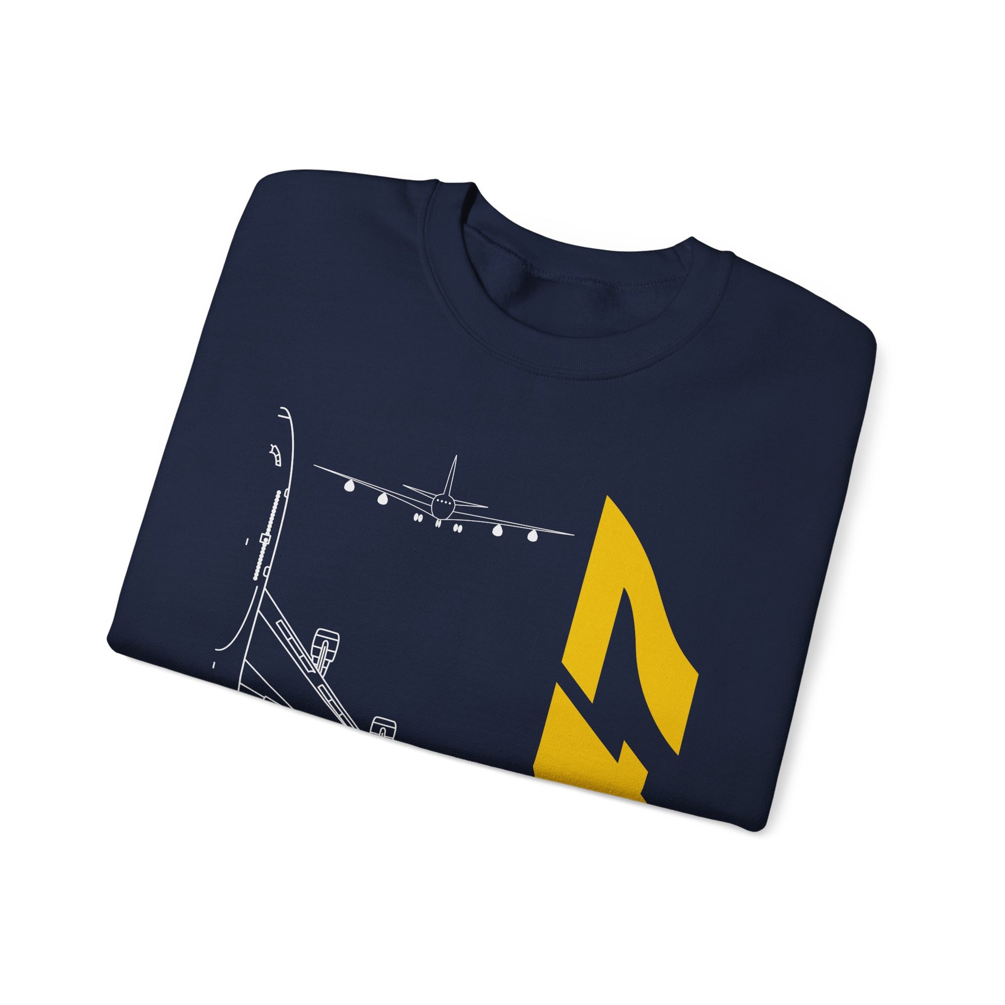 Boeing 747 Crewneck Sweatshirt - Travel Inspiring Cozy Apparel