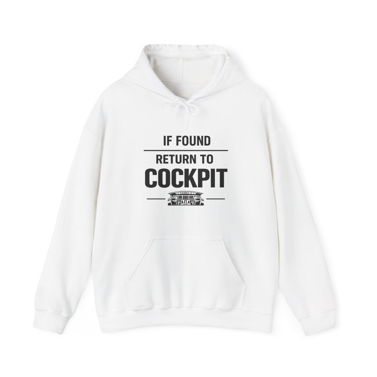 If Found: Return to the Cockpit - Pullover Hoodie