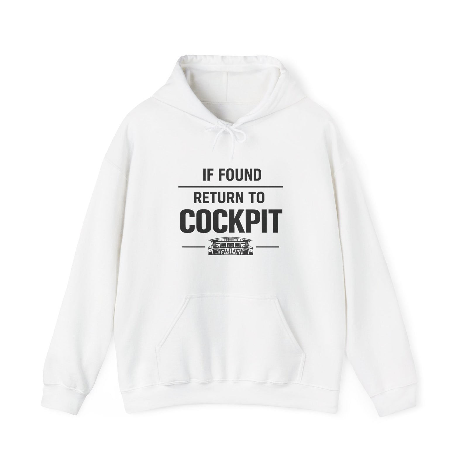 If Found: Return to the Cockpit - Pullover Hoodie